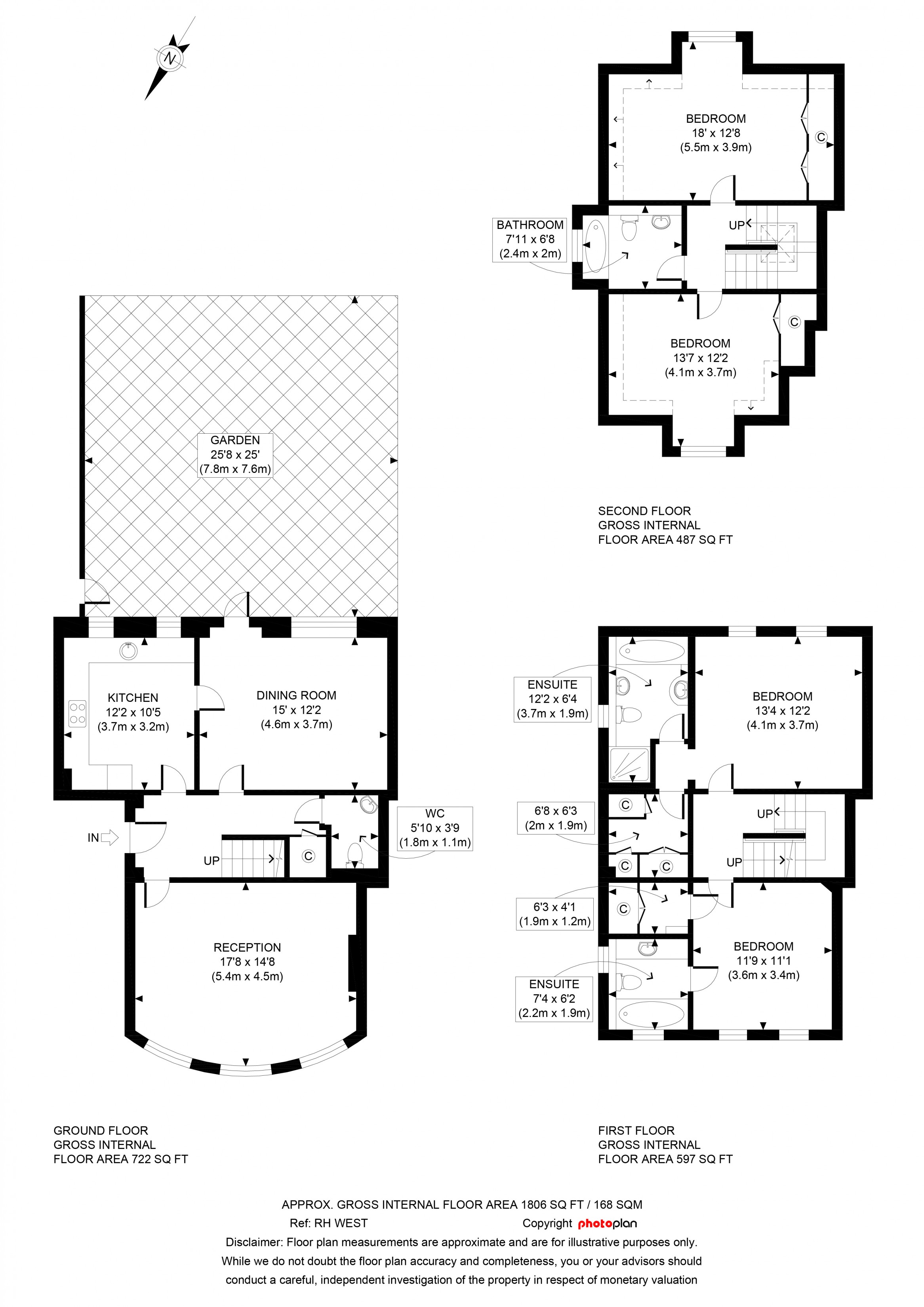 4 Bedrooms  to rent in Redcliffe Gardens, Grove Park Road, Chiswick W4