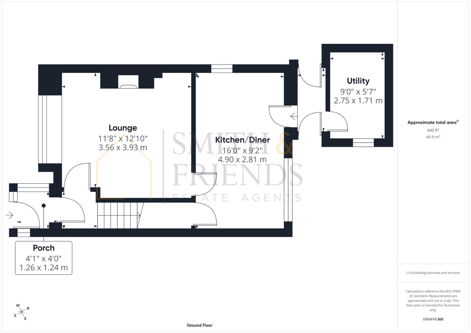 8, Town Wall, Hartlepool floorplan