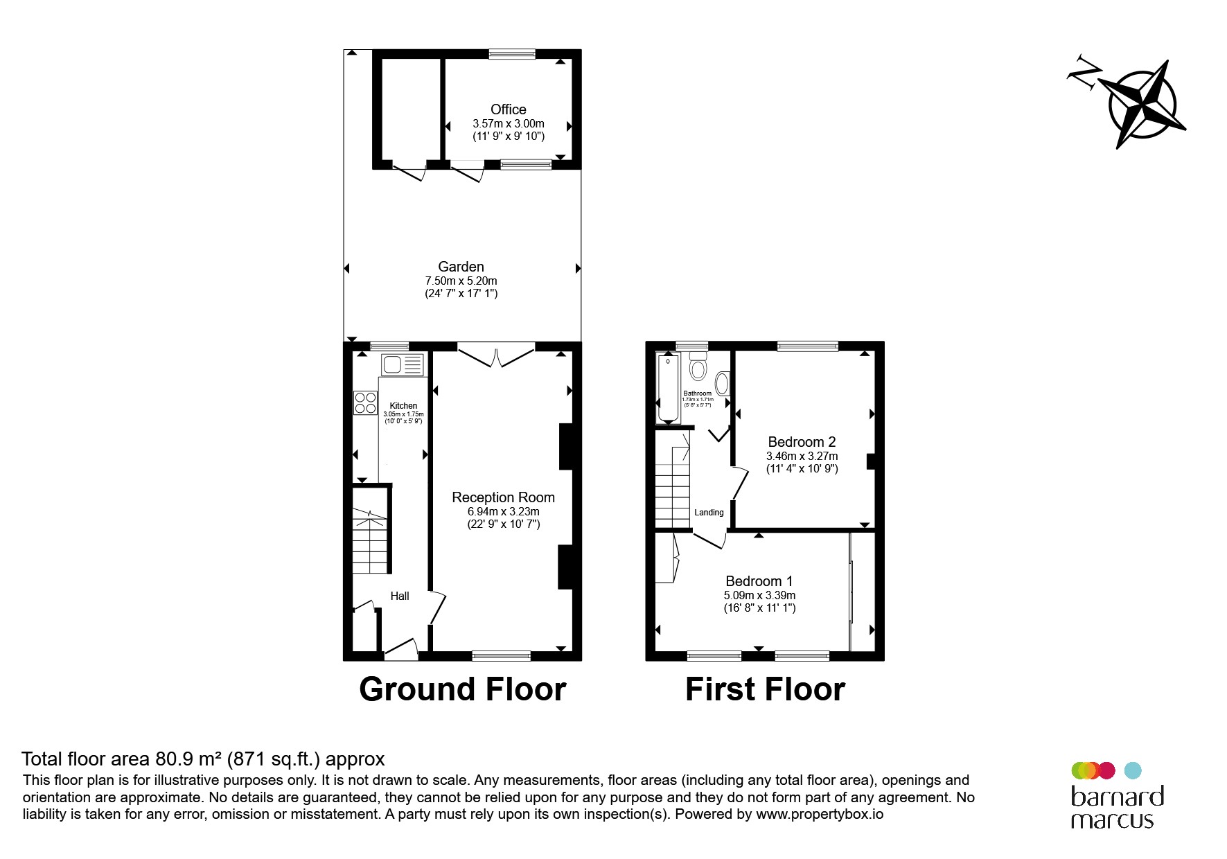 75, Garendon Road, Morden floorplan