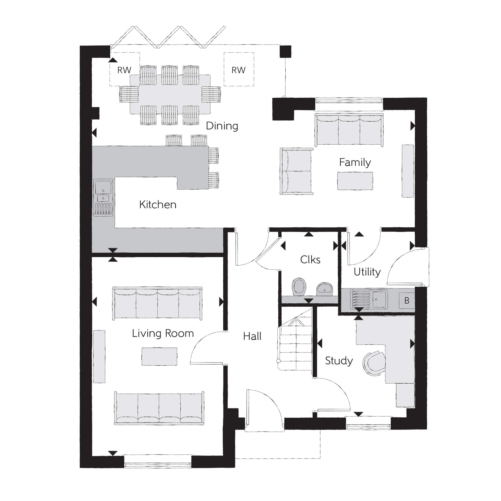 5, Trumps Green Road, Virginia Water floorplan