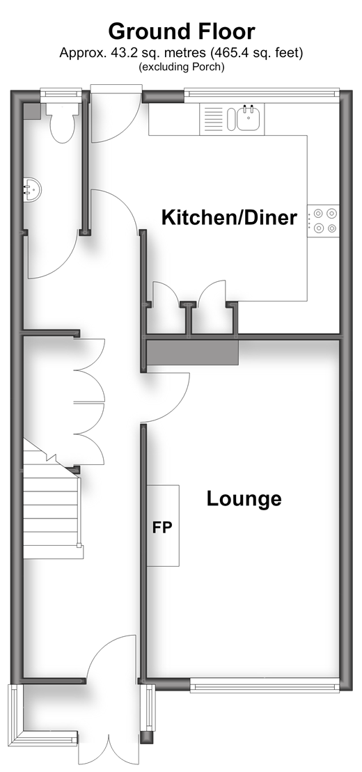 York Road, North Weald floorplan
