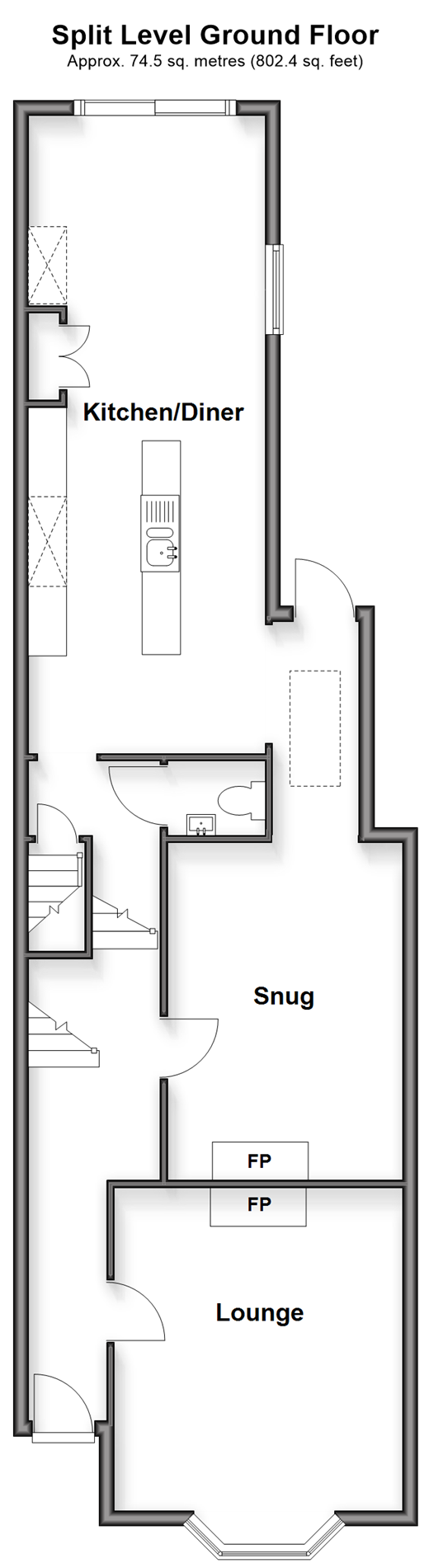 Taswell Road, Southsea floorplan