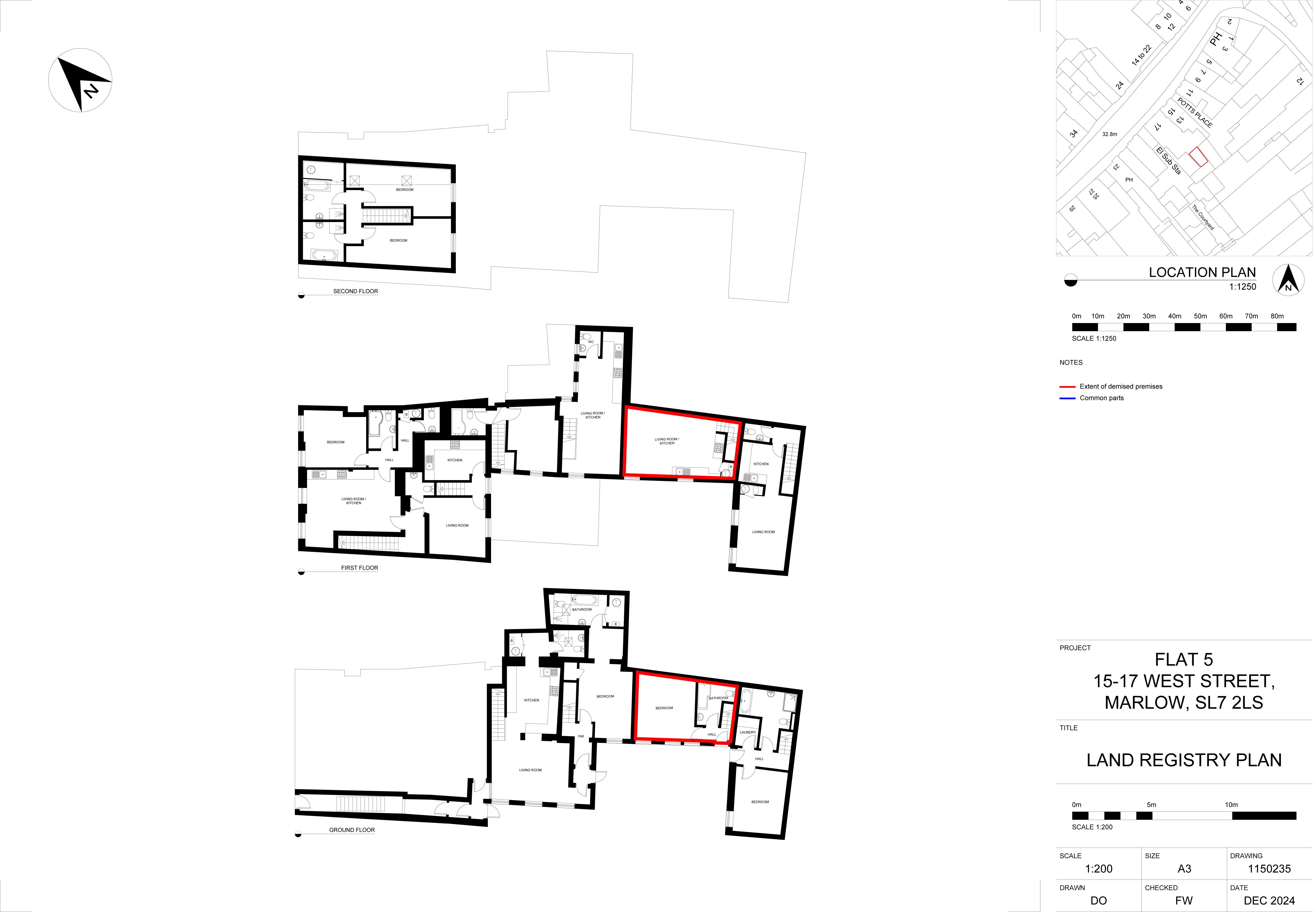 Flat 5, 15-17 West Street, Marlow floorplan