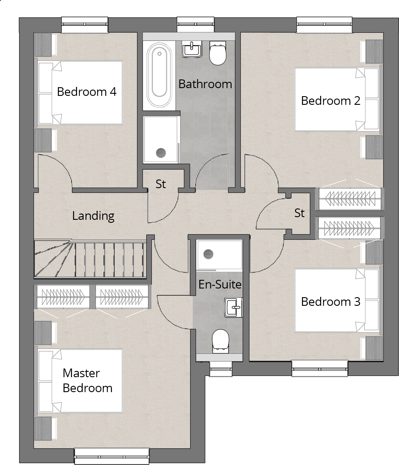 The Welbury, Middleton St George floorplan