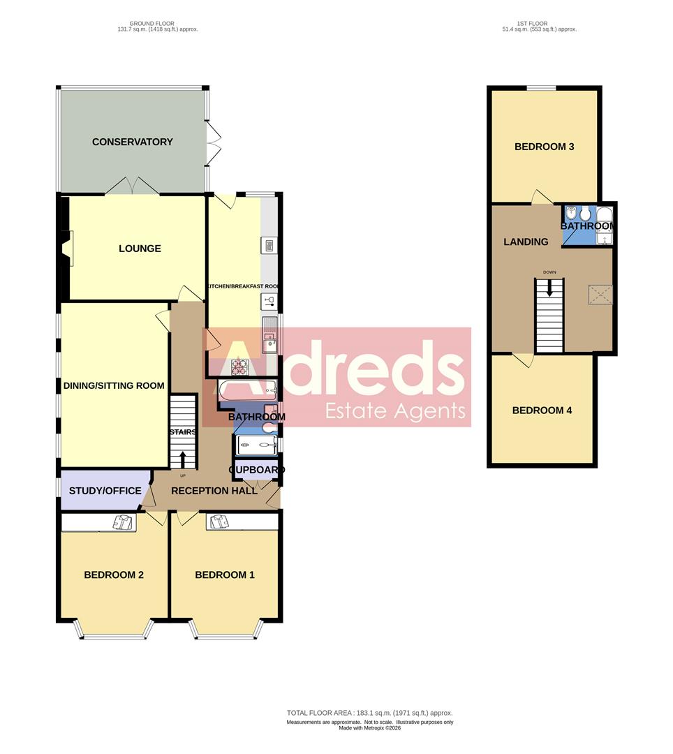 3, Norwich Road, Great Yarmouth floorplan