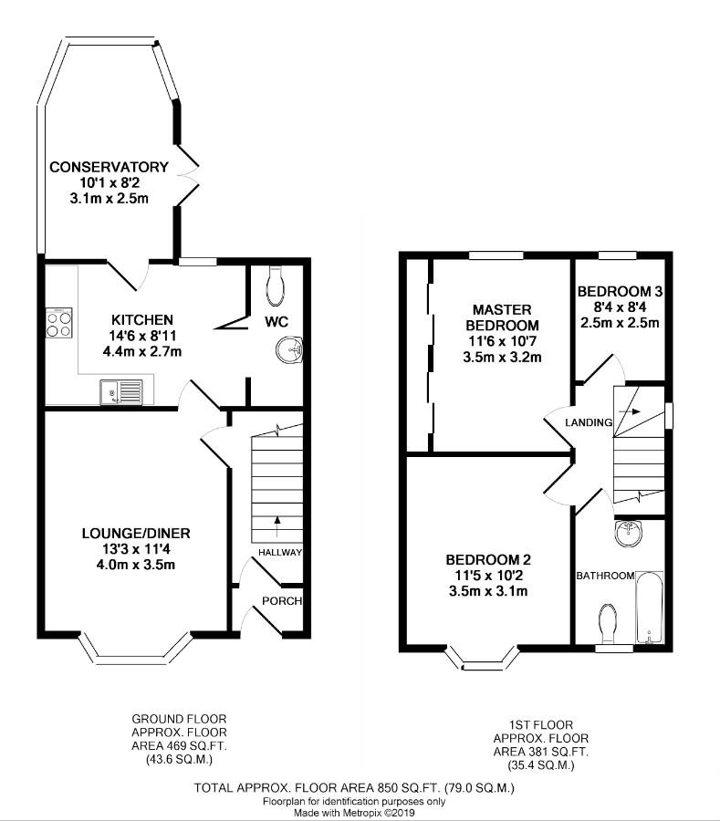 3 Bedrooms Terraced house for sale in Elgin Drive, Swindon SN2