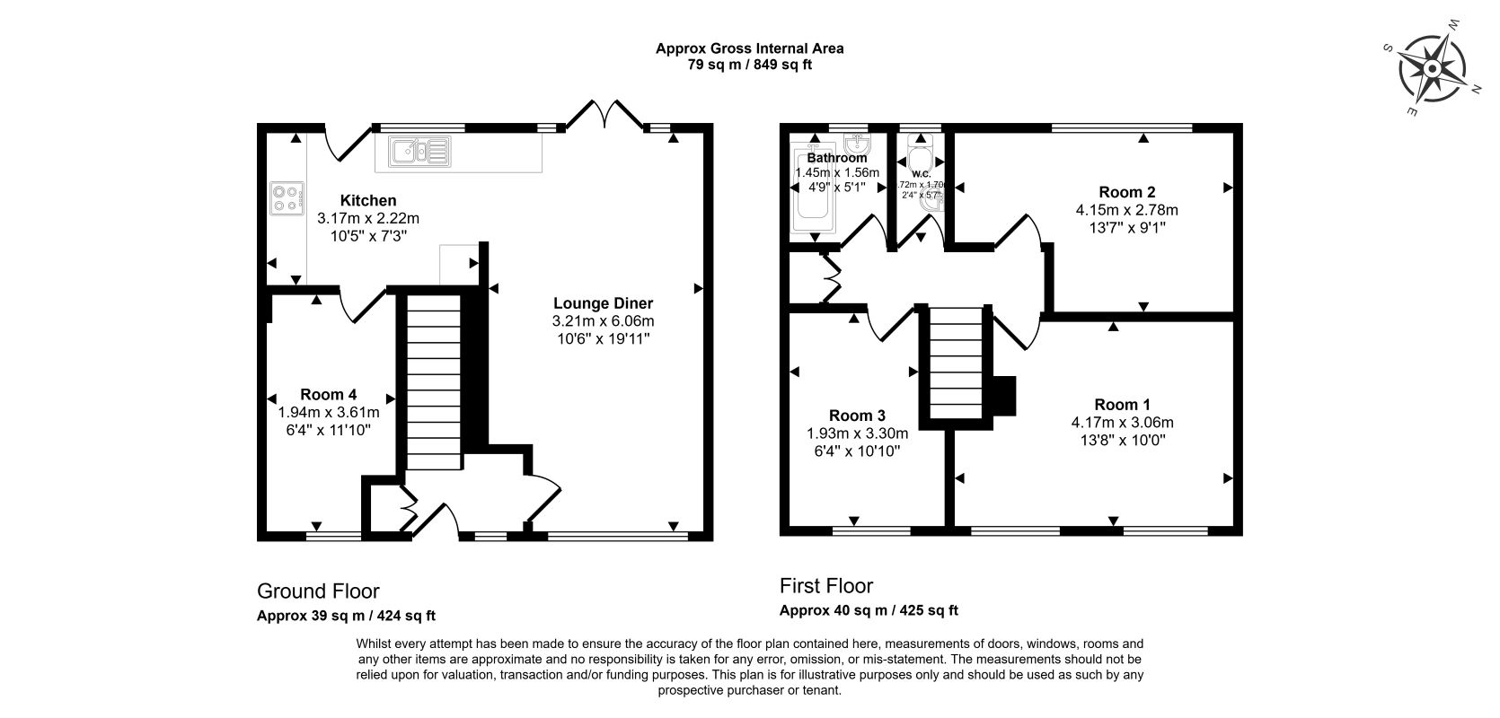 28, Thurnham Road, Preston floorplan
