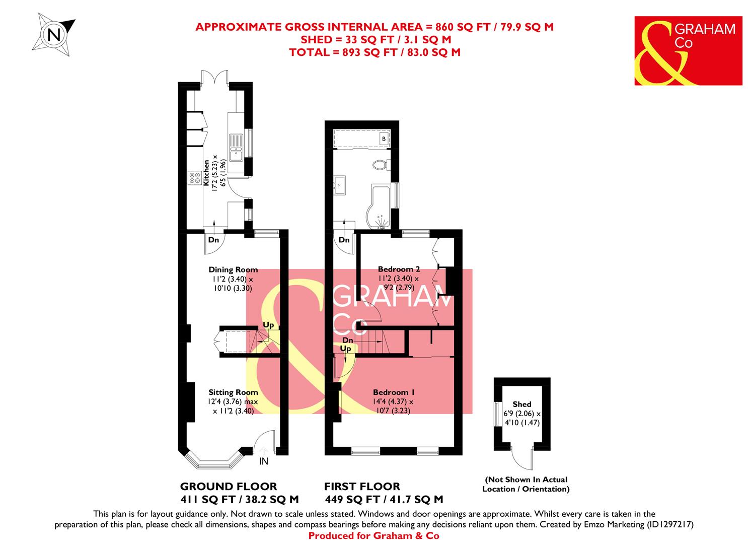 27, Test Road, Whitchurch floorplan