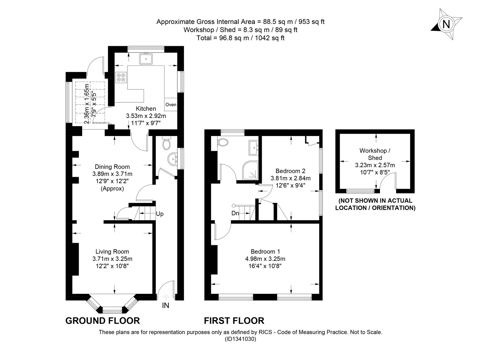 4, Bow Street, Alton floorplan
