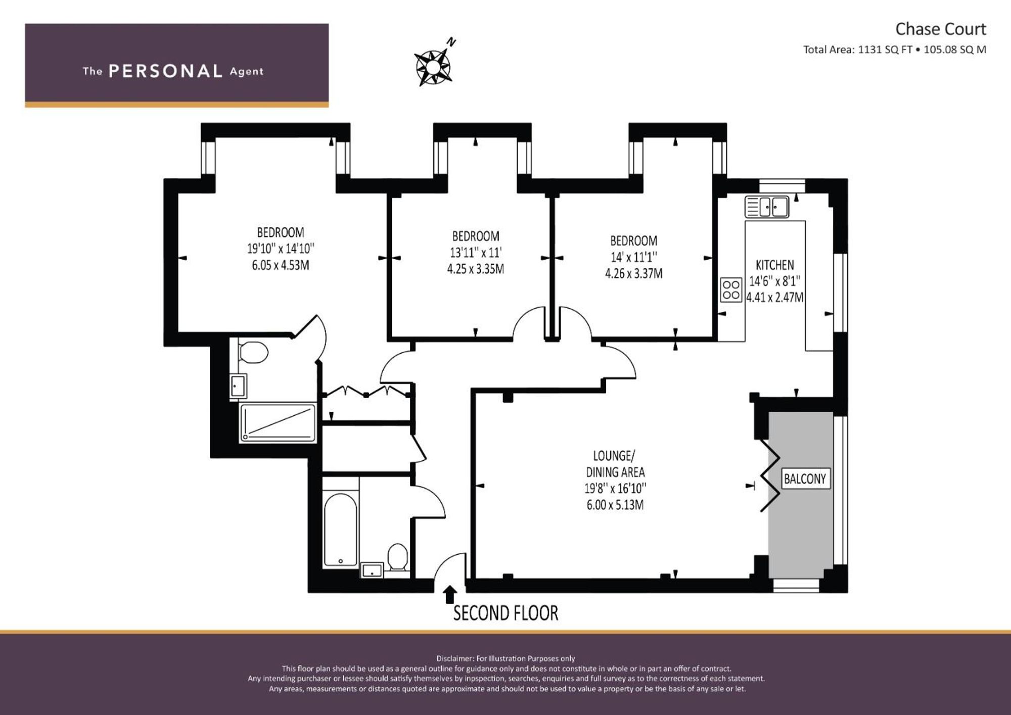 14 Chase Court, Epsom floorplan