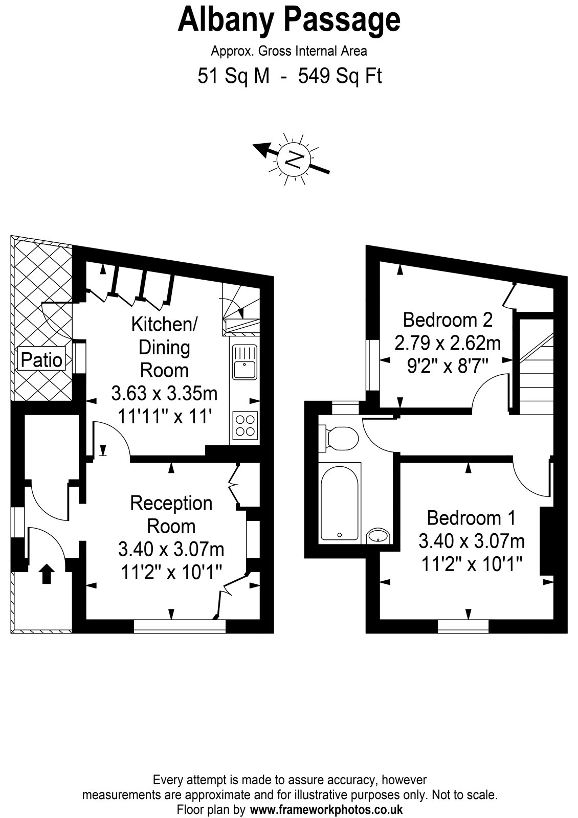 Albany Passage, Richmond floorplan