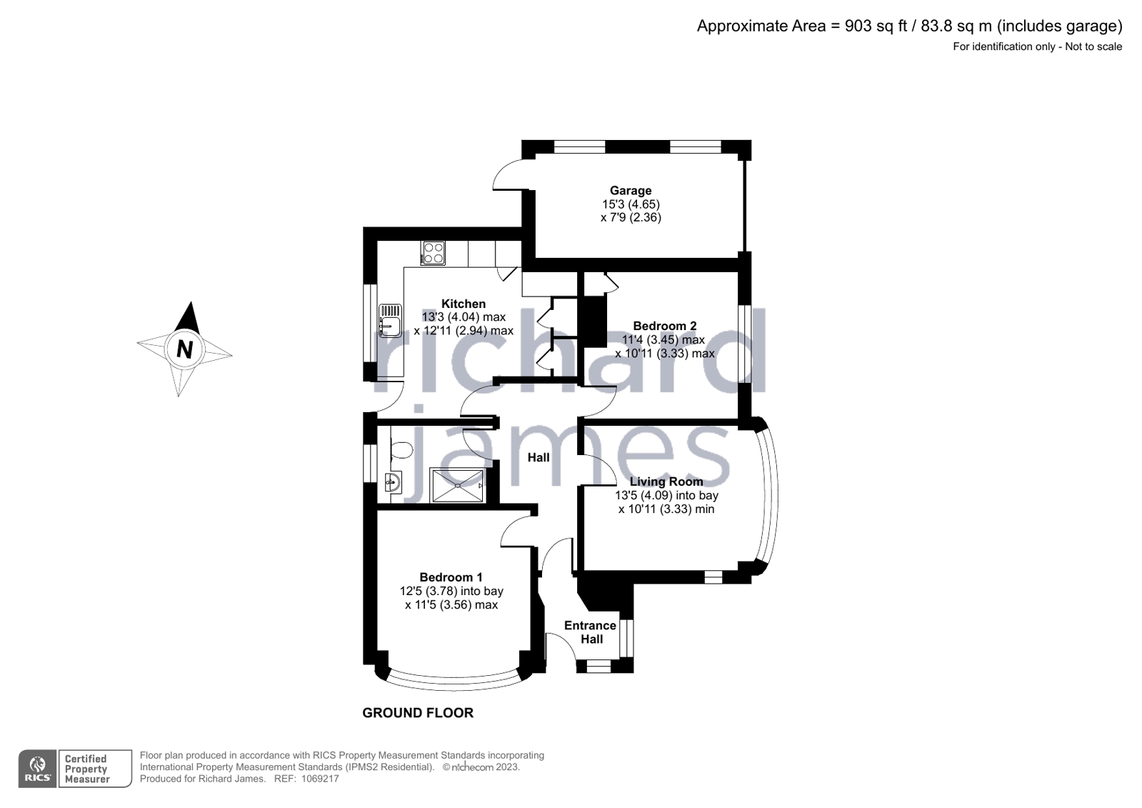Sandown Avenue, Lakeside, Swindon SN3, 2 bedroom bungalow for sale