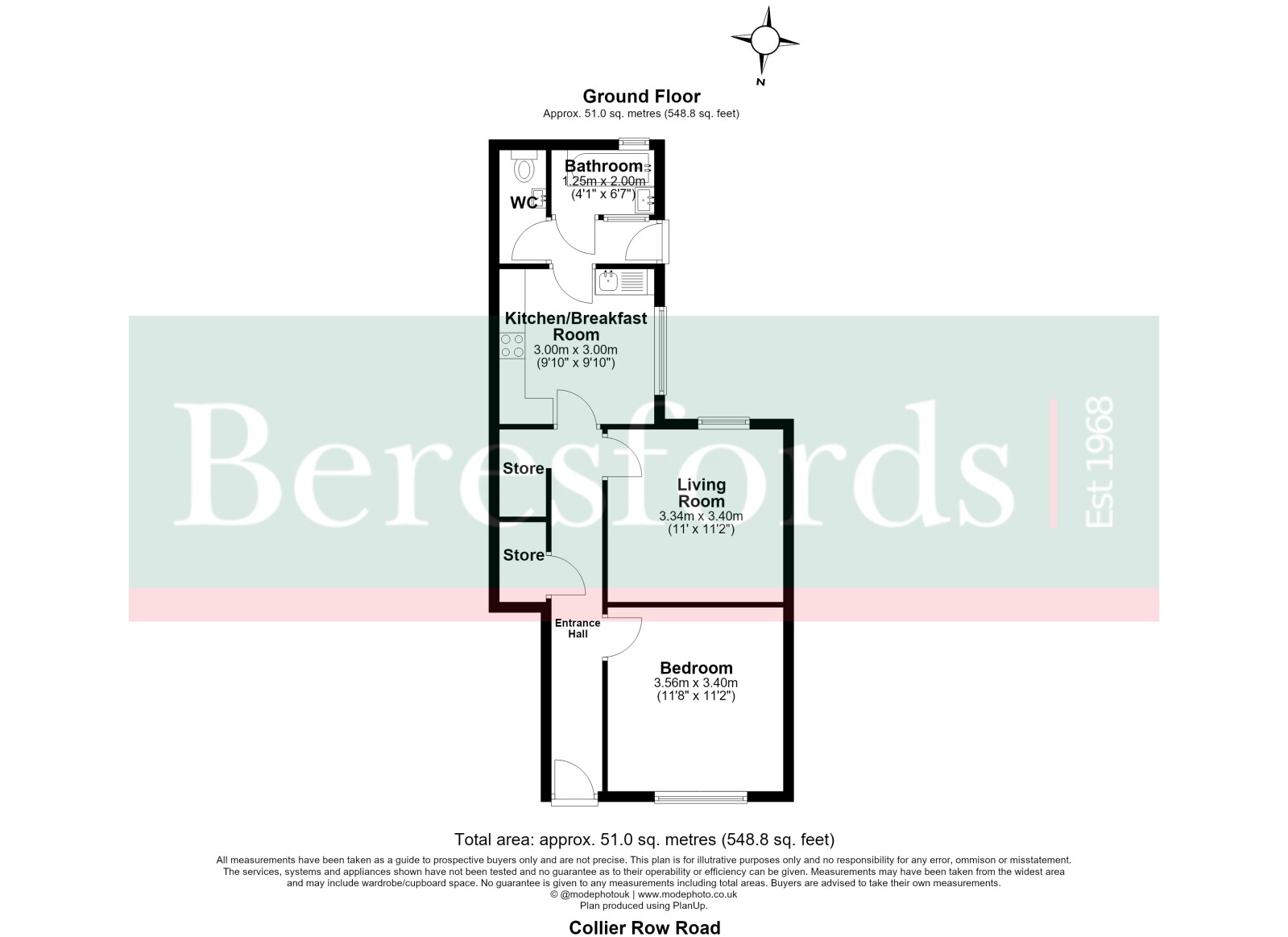 125, Collier Row Road, Romford floorplan