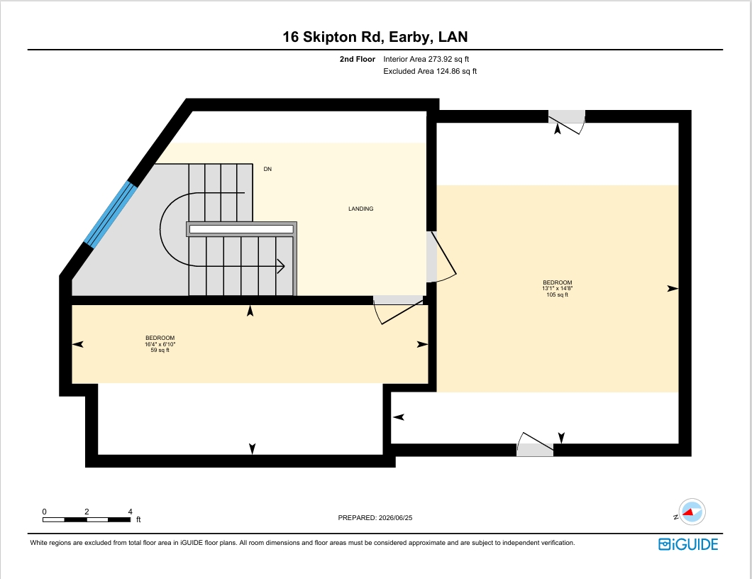 16, Skipton Road, Earby floorplan