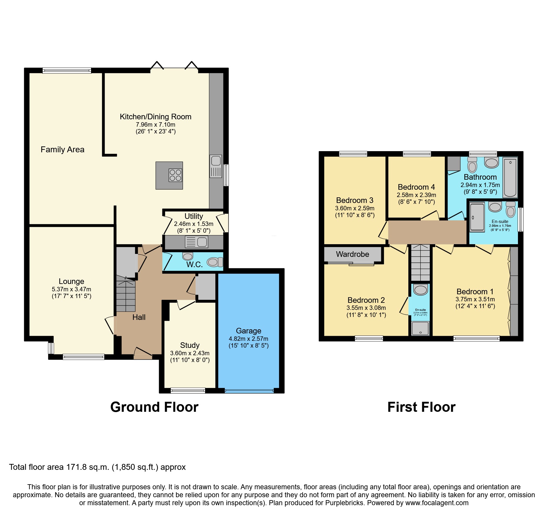 142, Lawford Lane, Rugby floorplan
