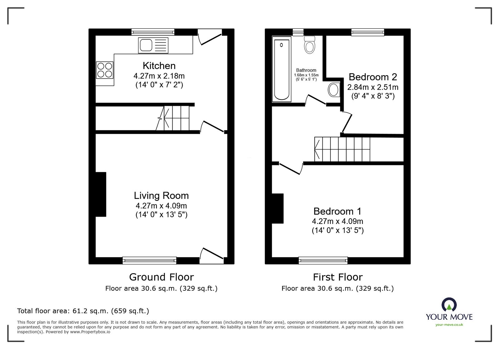 318, Bolton Road, Manchester floorplan