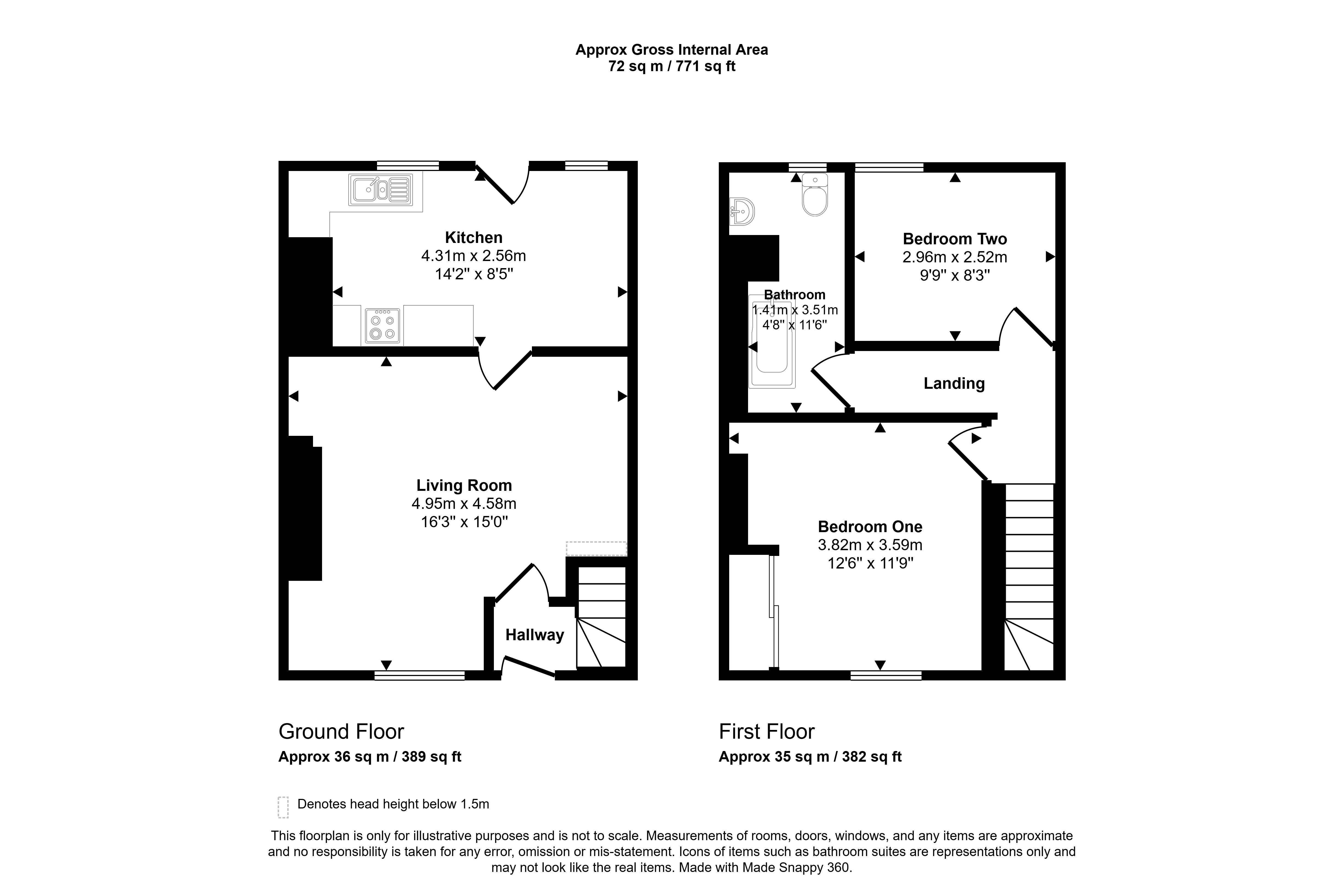 88, Victoria Street, Durham floorplan