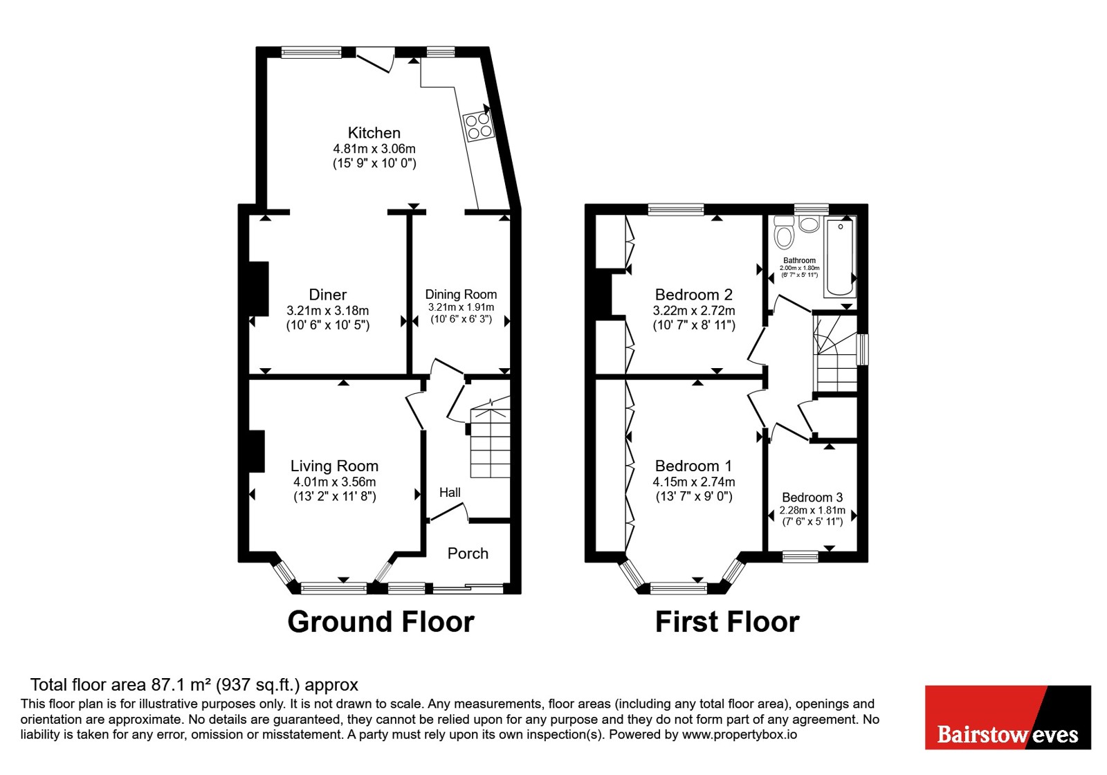 83, South End Road, Rainham floorplan