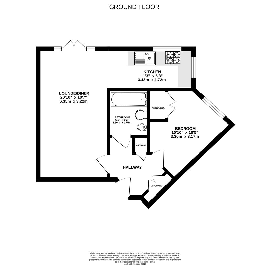 4, Arnold Road, Bristol floorplan