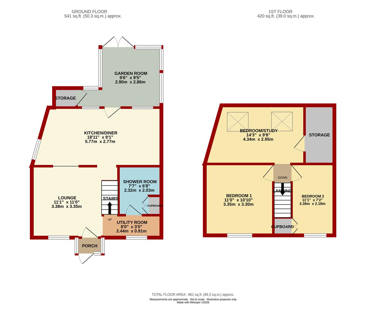 17, Marians Walk, Coleford floorplan