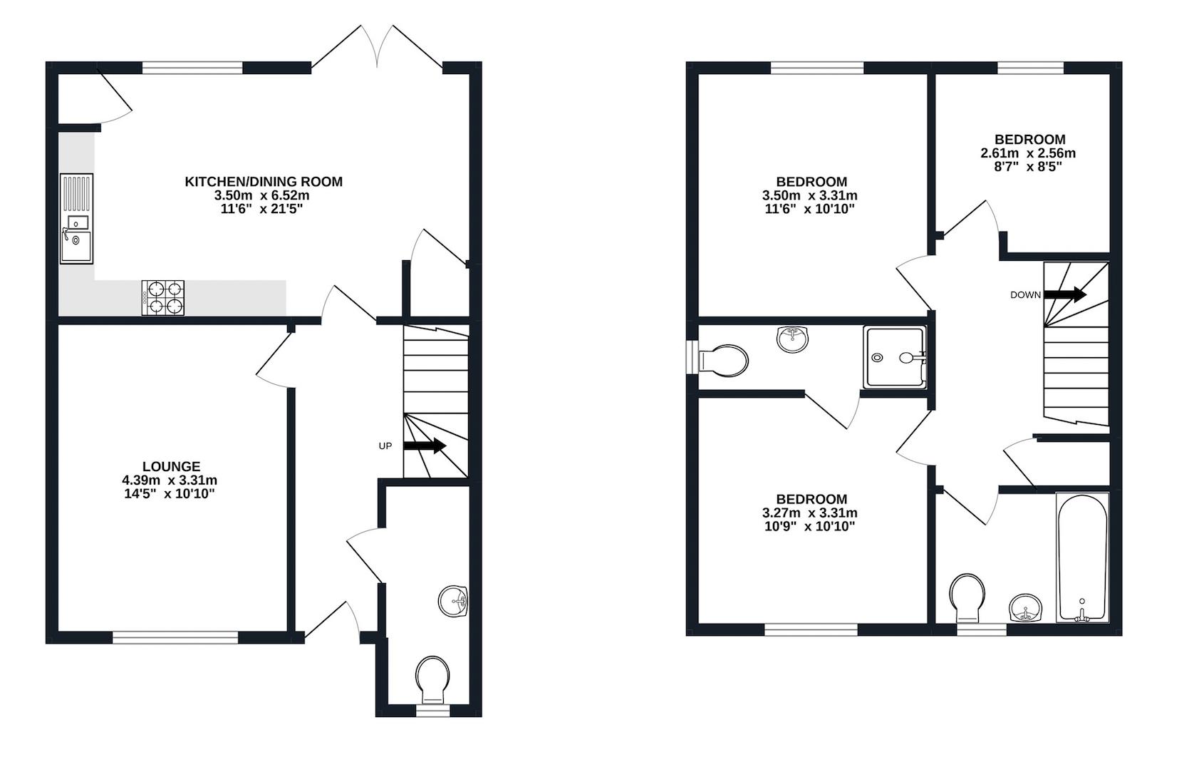Pennine Close, Hackthorpe, Penrith CA10, 3 bedroom semidetached house