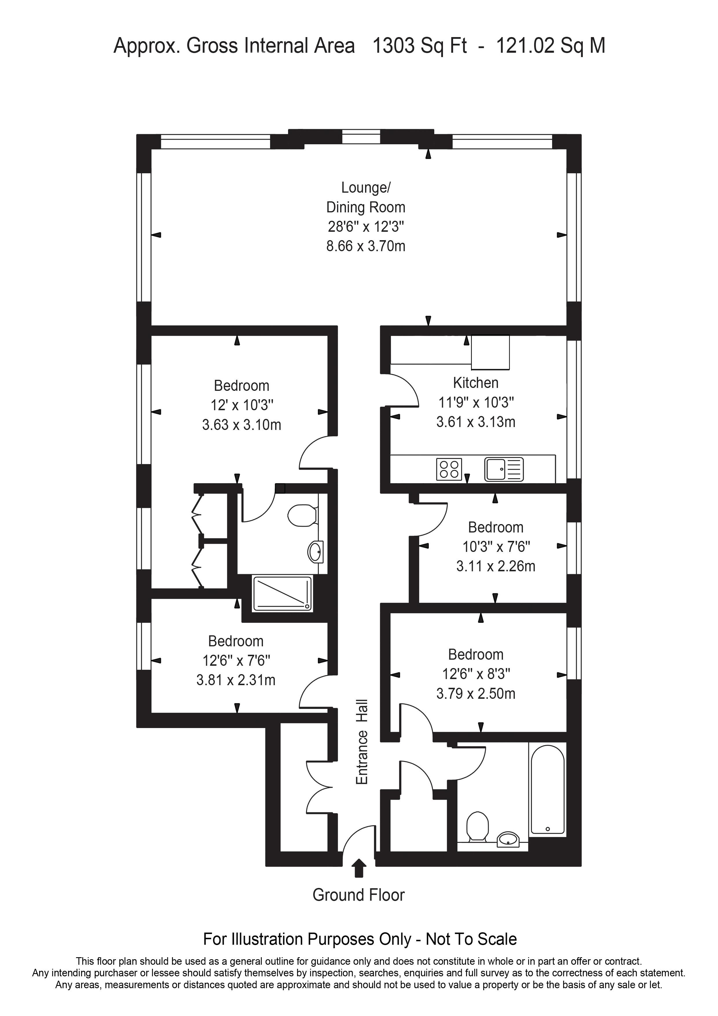 4 Bedrooms Flat for sale in Woodward Place, Loughton Lodge, Milton Keynes MK8