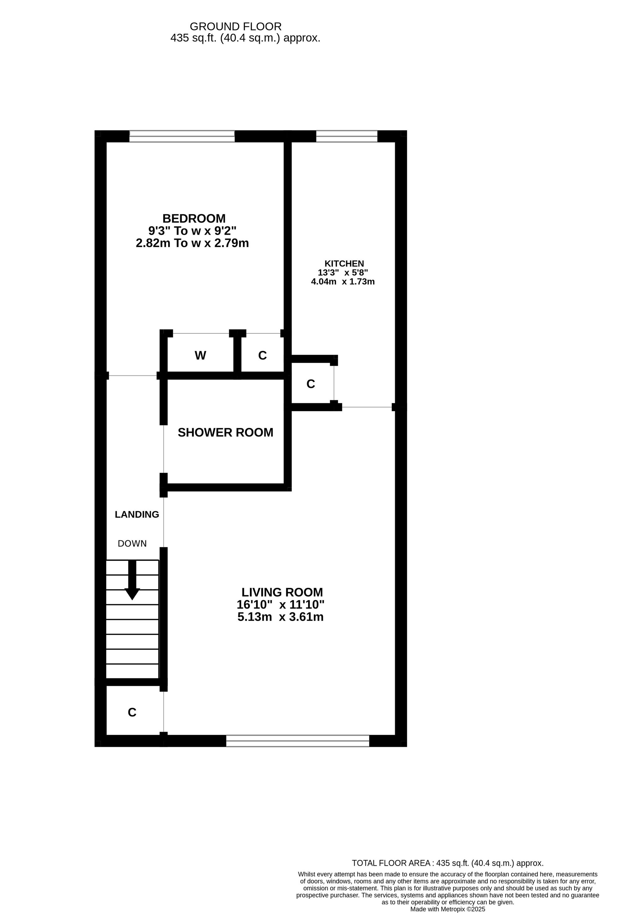 20 Cumberland Way, Southampton floorplan