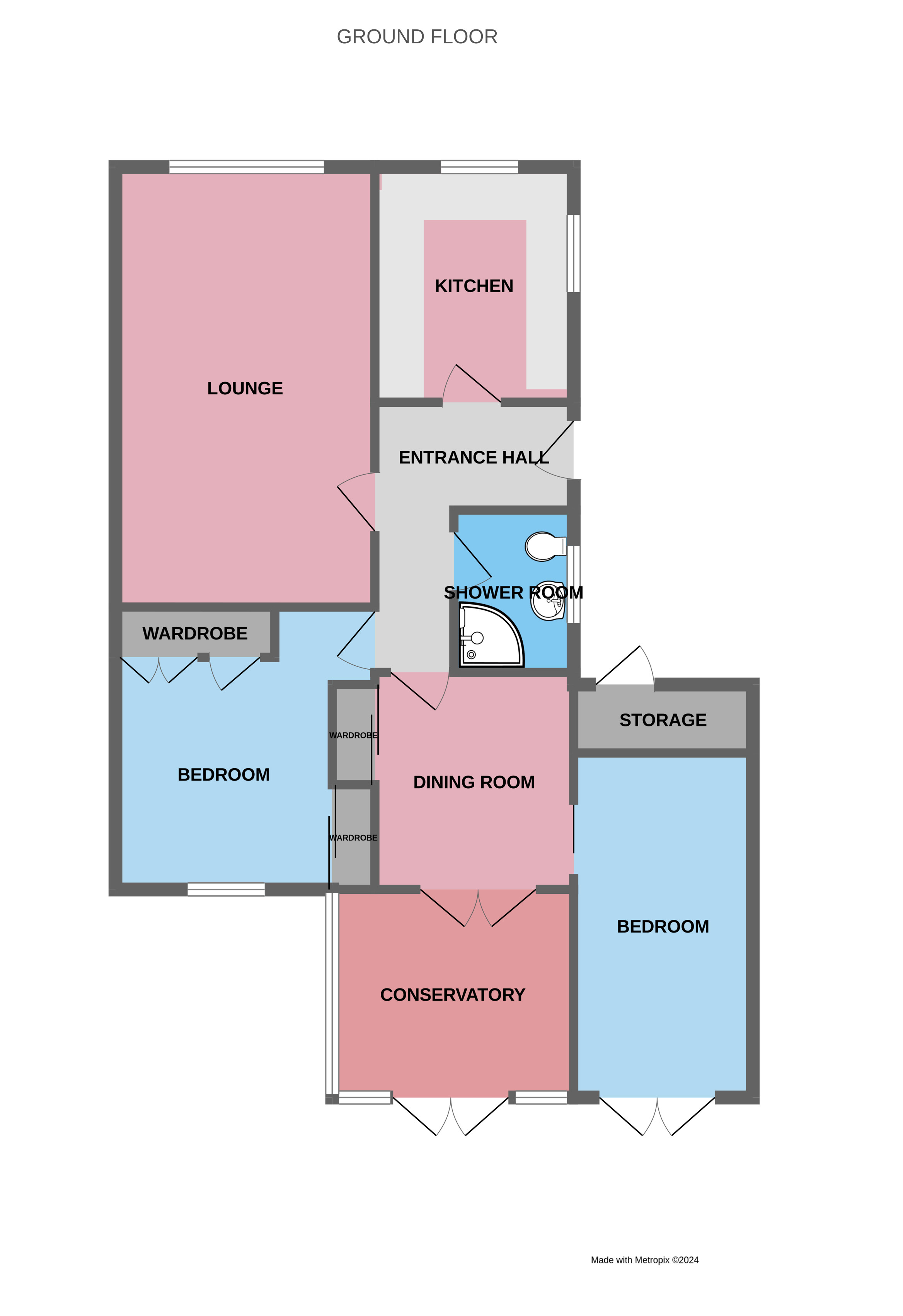Careswell Gardens, Shifnal, Shropshire TF11, 2 bedroom bungalow for
