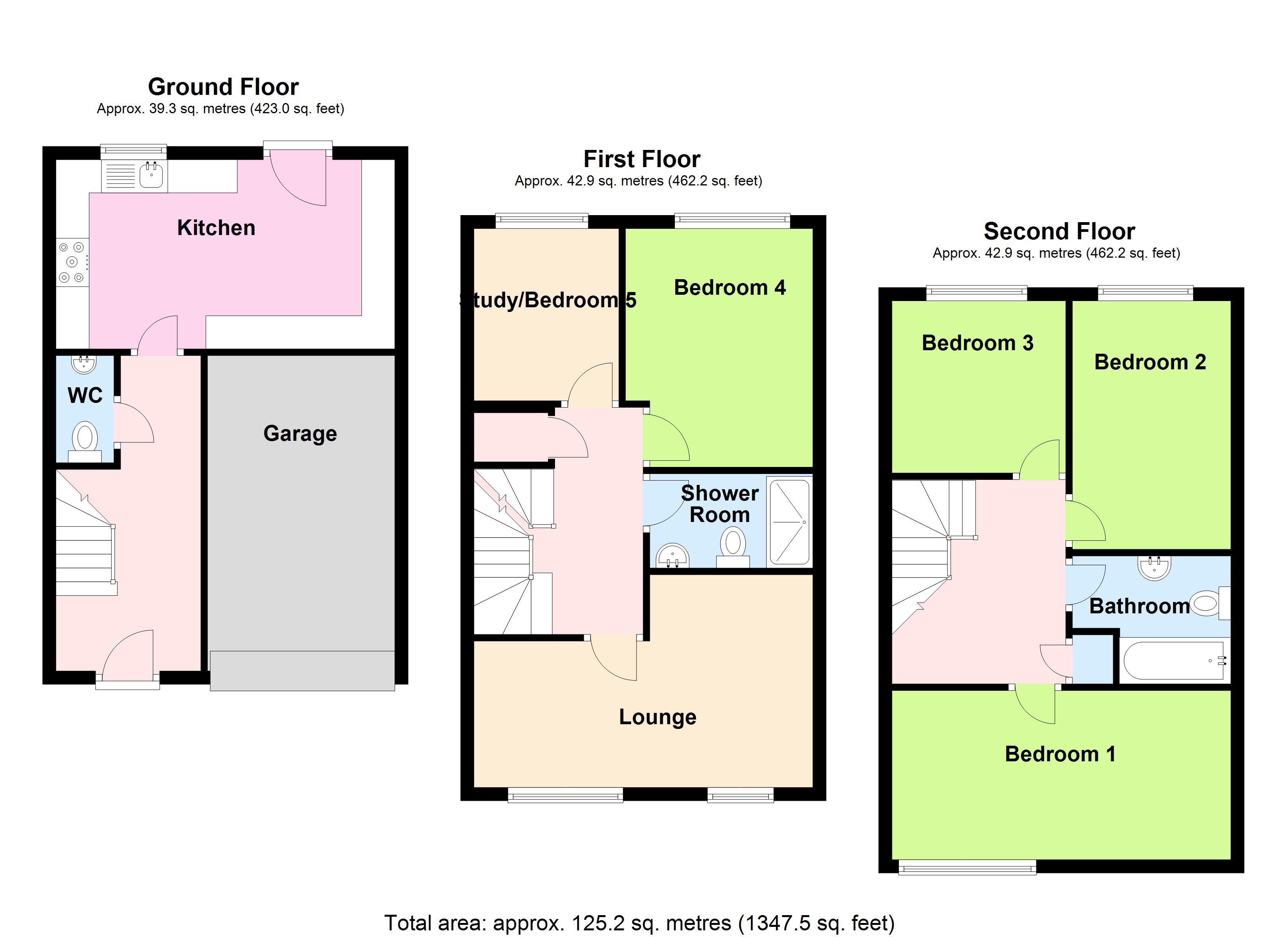 5 Bedrooms Terraced house for sale in Seaview Terrace, Shore Close, Minster ME12