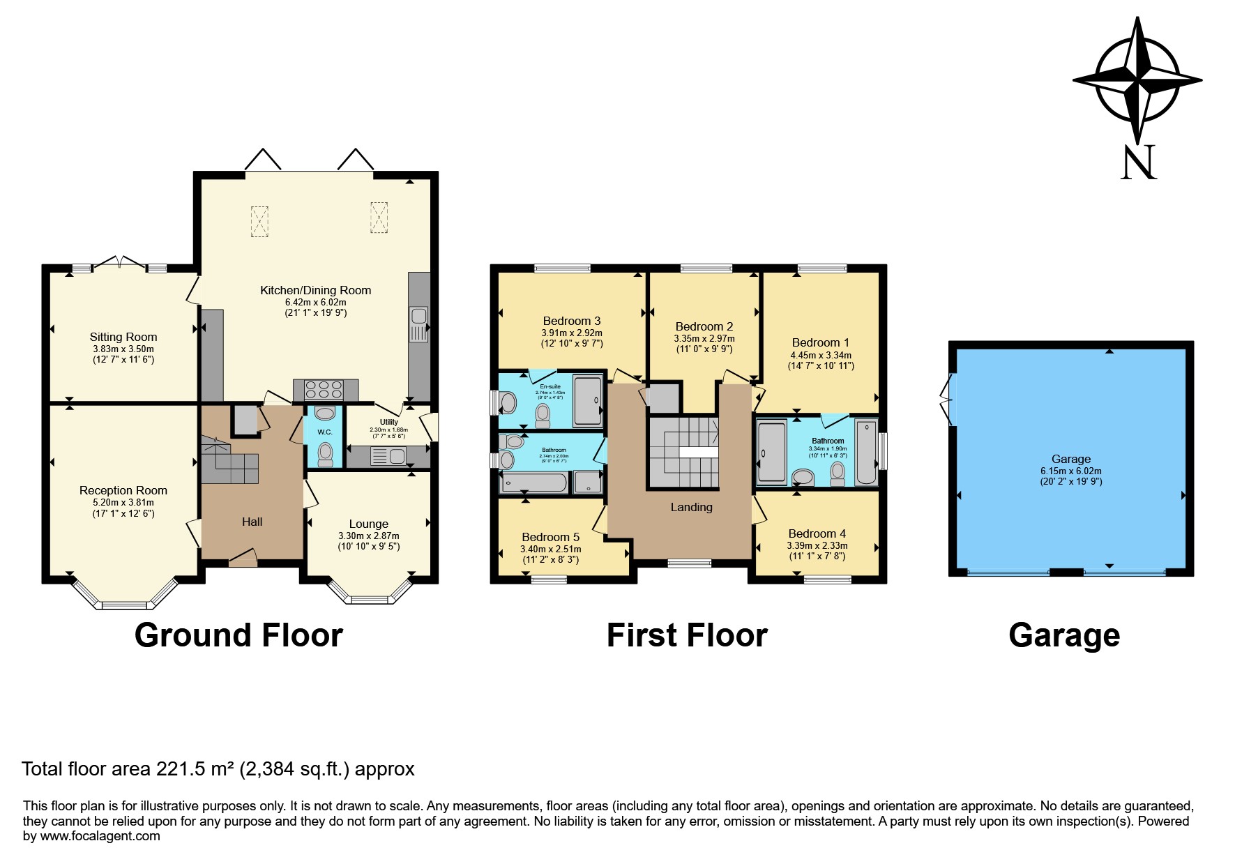 3, Brookdale, Repton floorplan