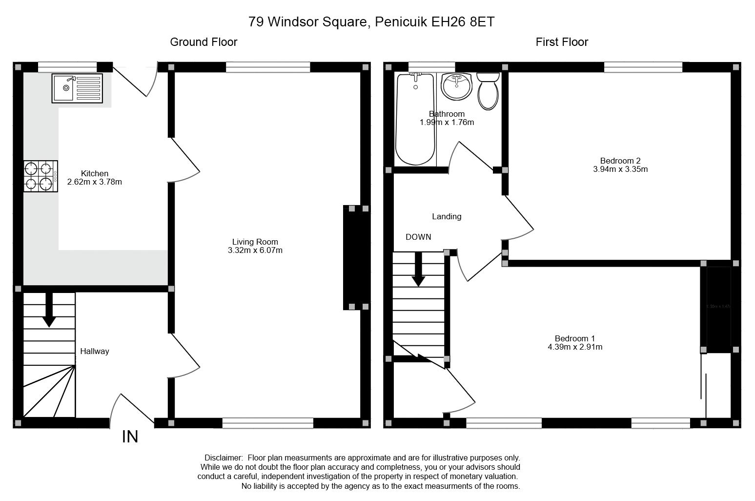 79, Windsor Square, Penicuik floorplan