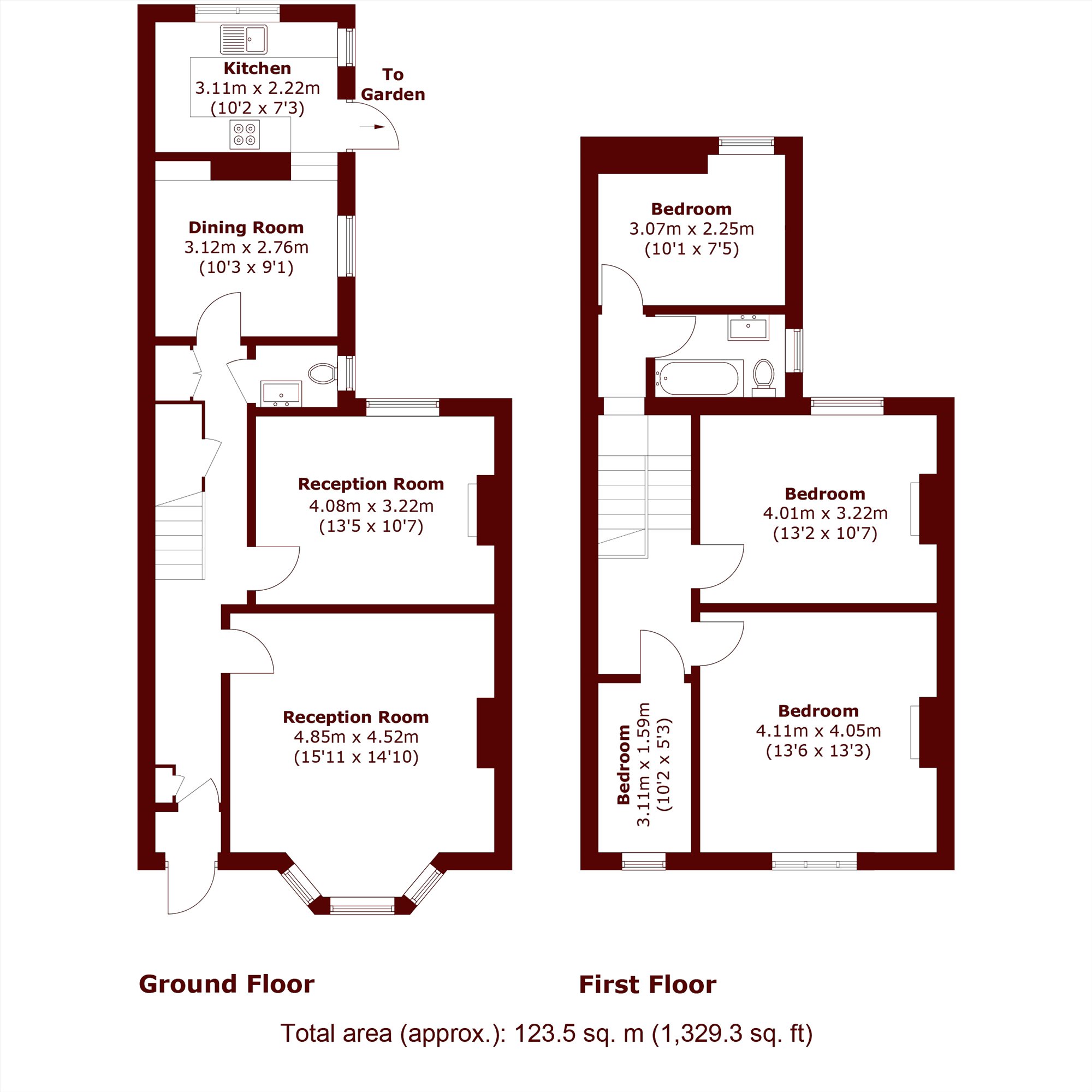 19, Llanover Road, London floorplan