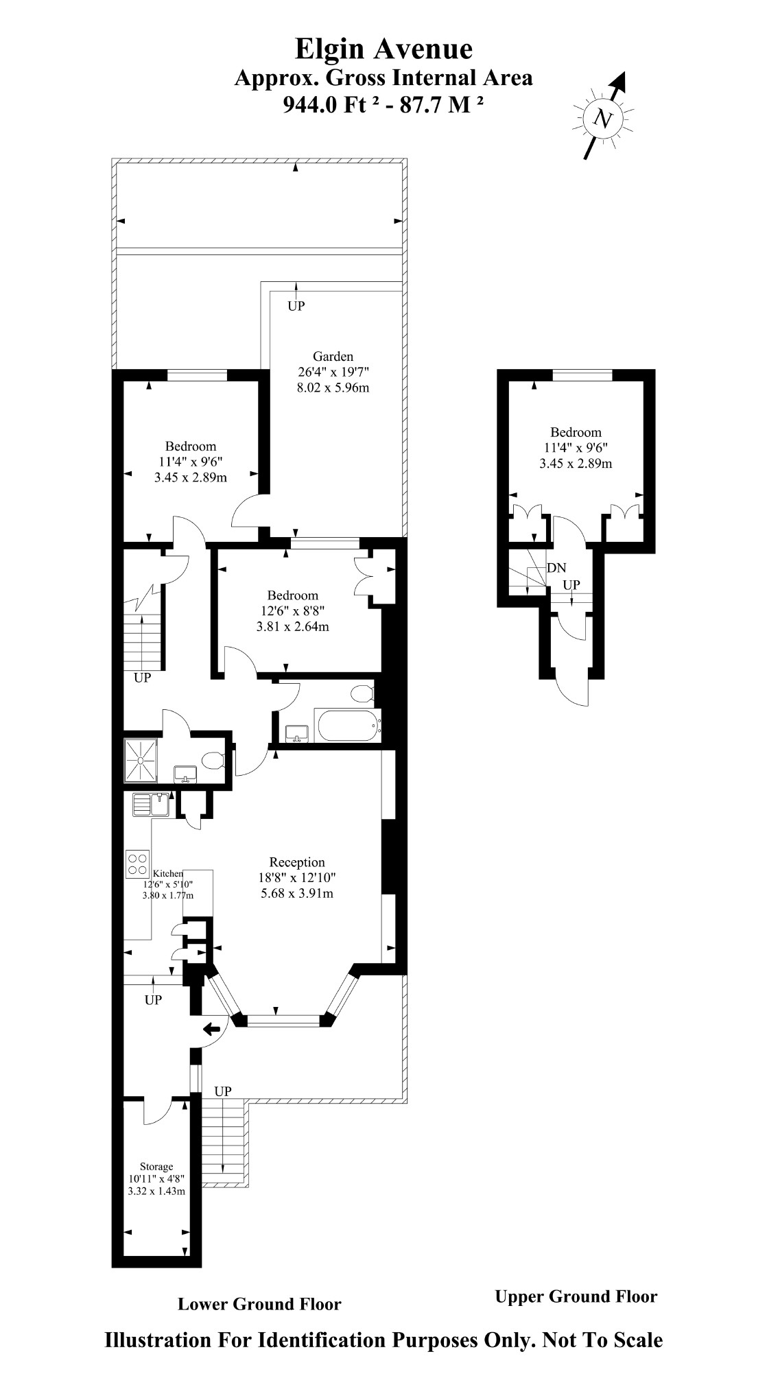 3 Bedrooms Flat for sale in Elgin Avenue, London W9