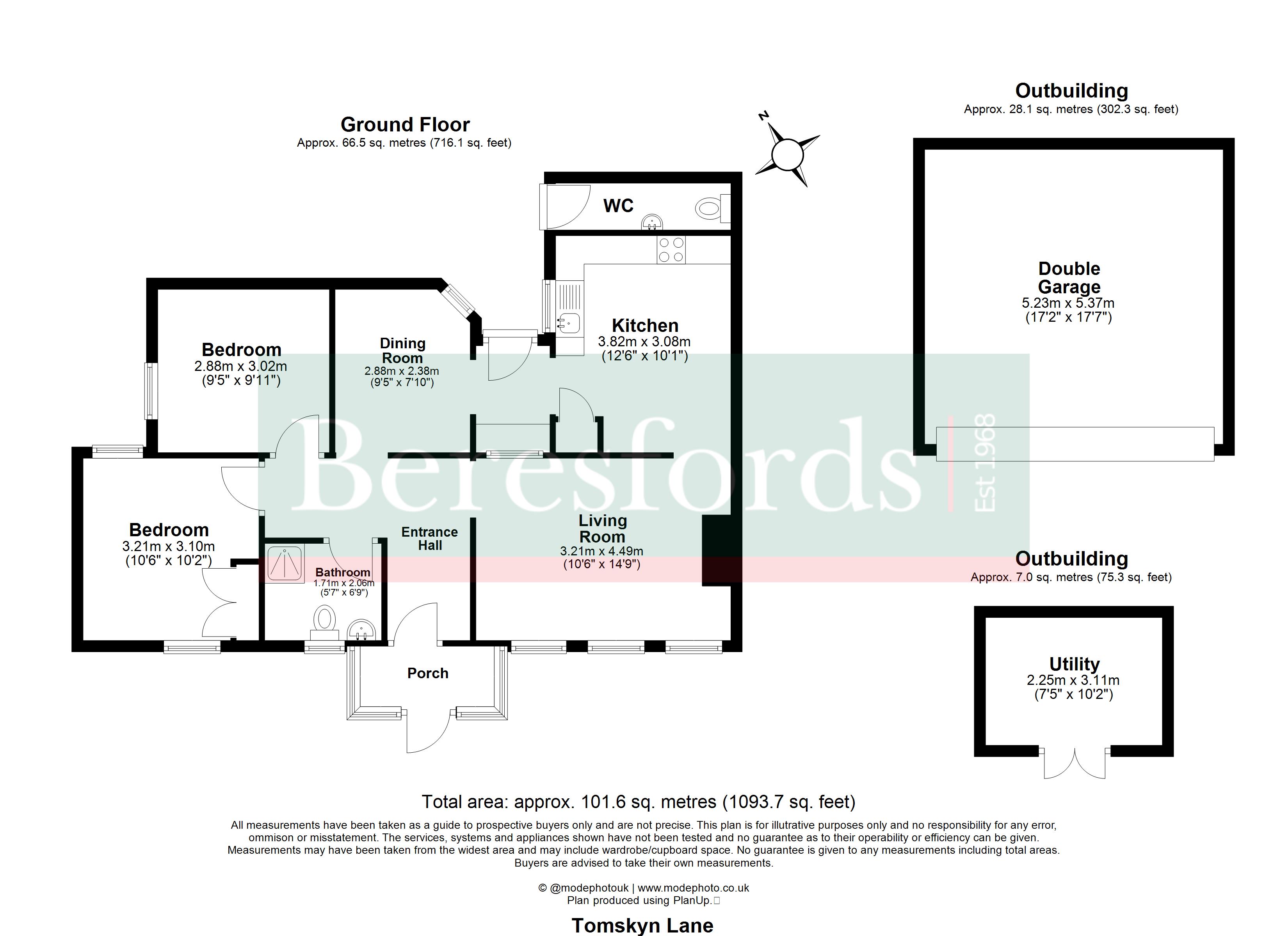 5 Grays Cottages,, Tomkyns Lane, Upminster floorplan