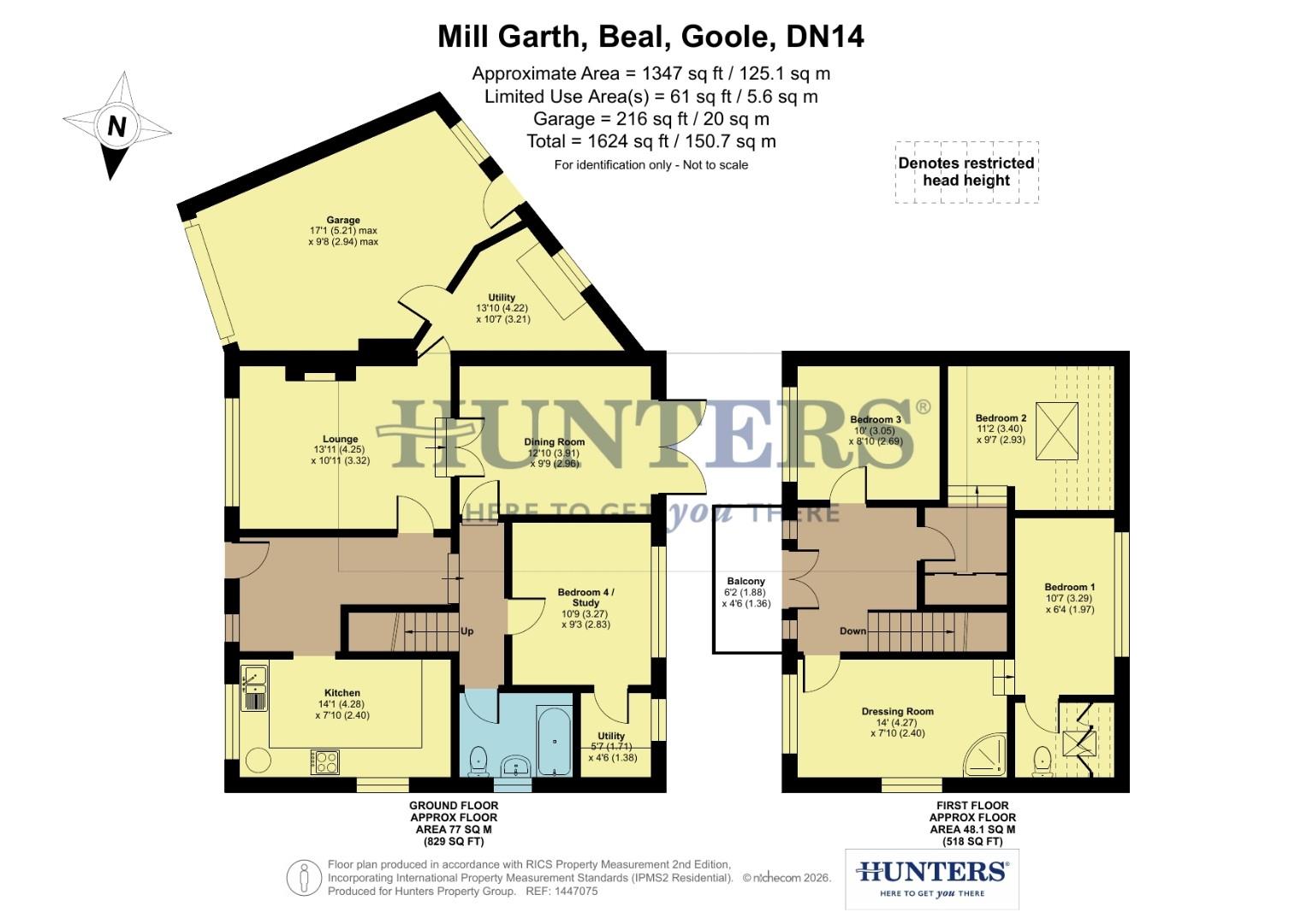 Stone Bank, 6, Mill Garth, Goole floorplan