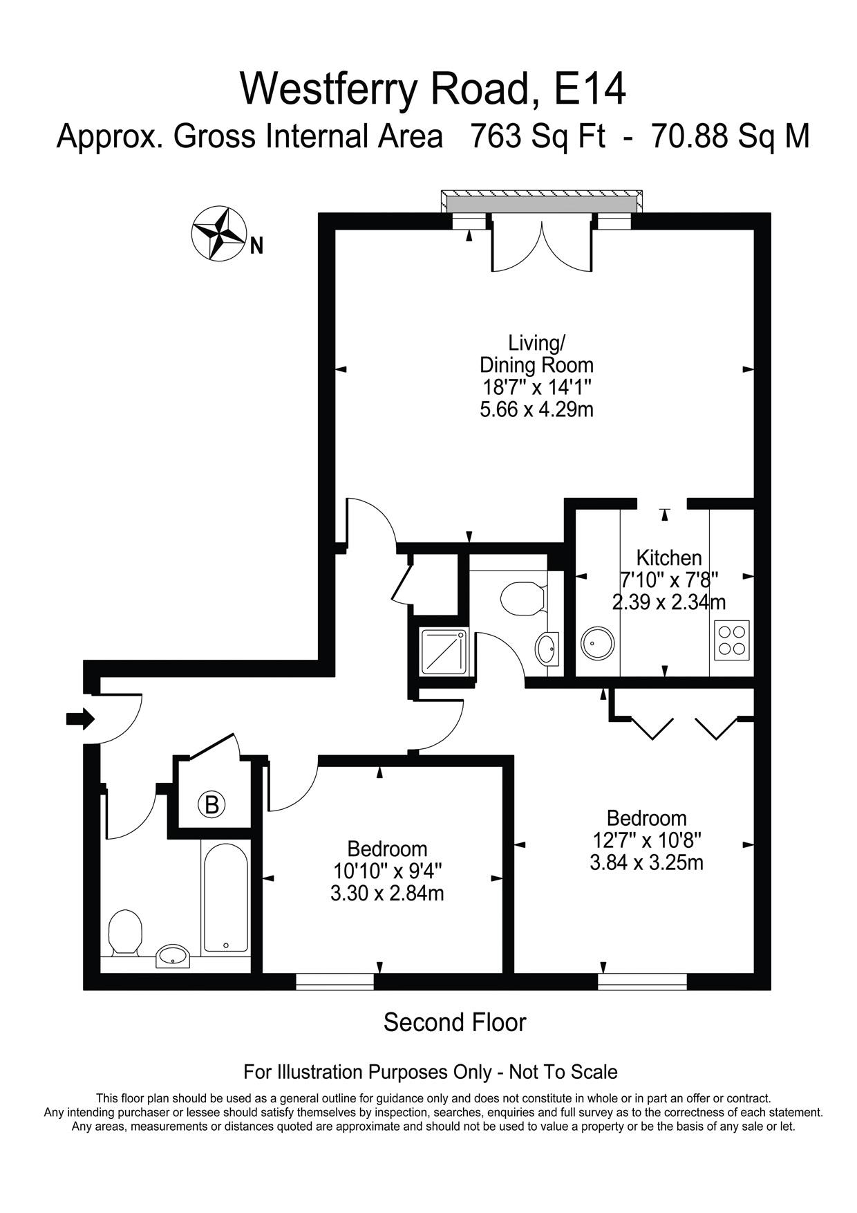 2 Bedrooms Flat to rent in Franklin Building, Isle Of Dogs E14