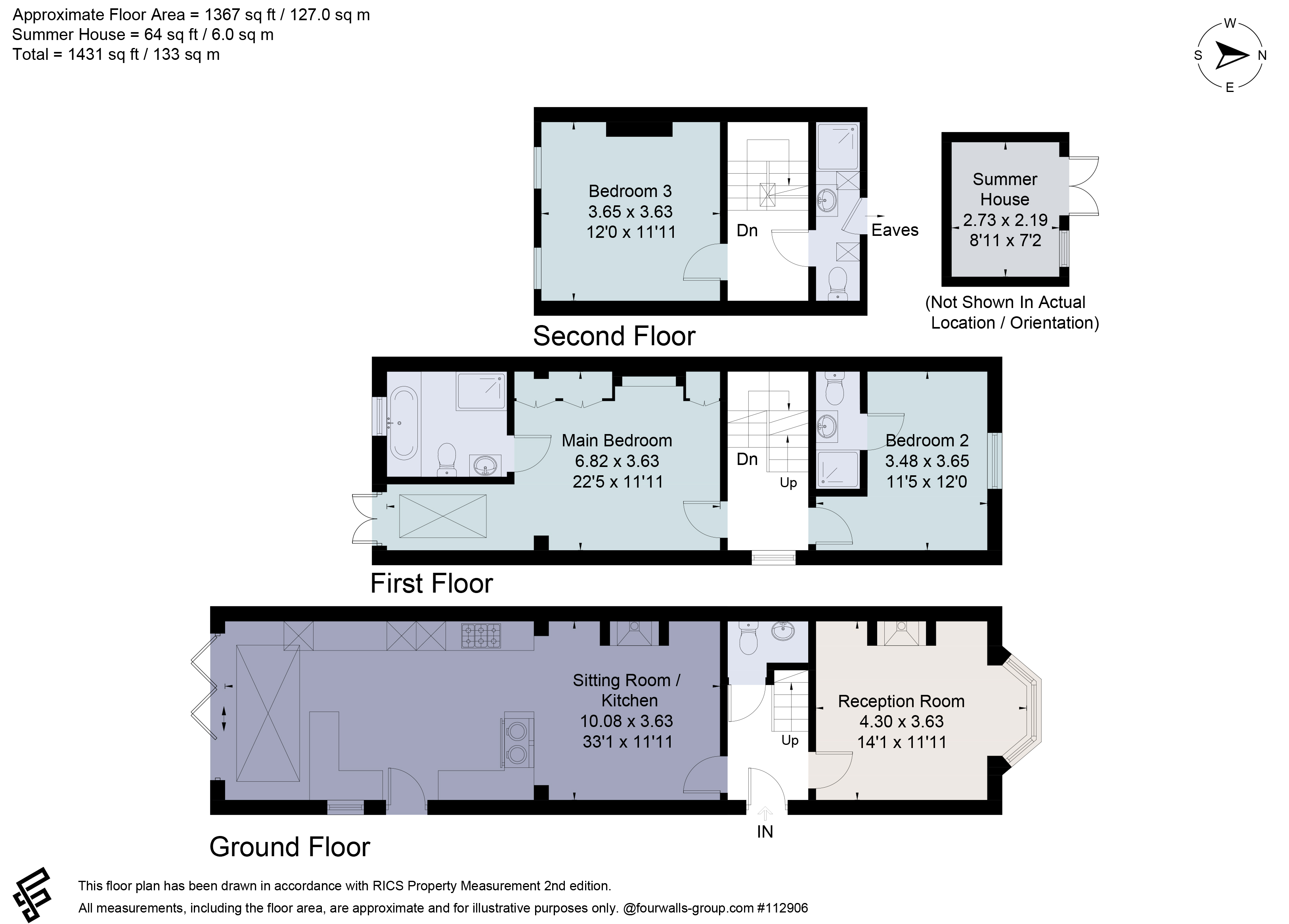 66, Nightingale Road, Surrey floorplan