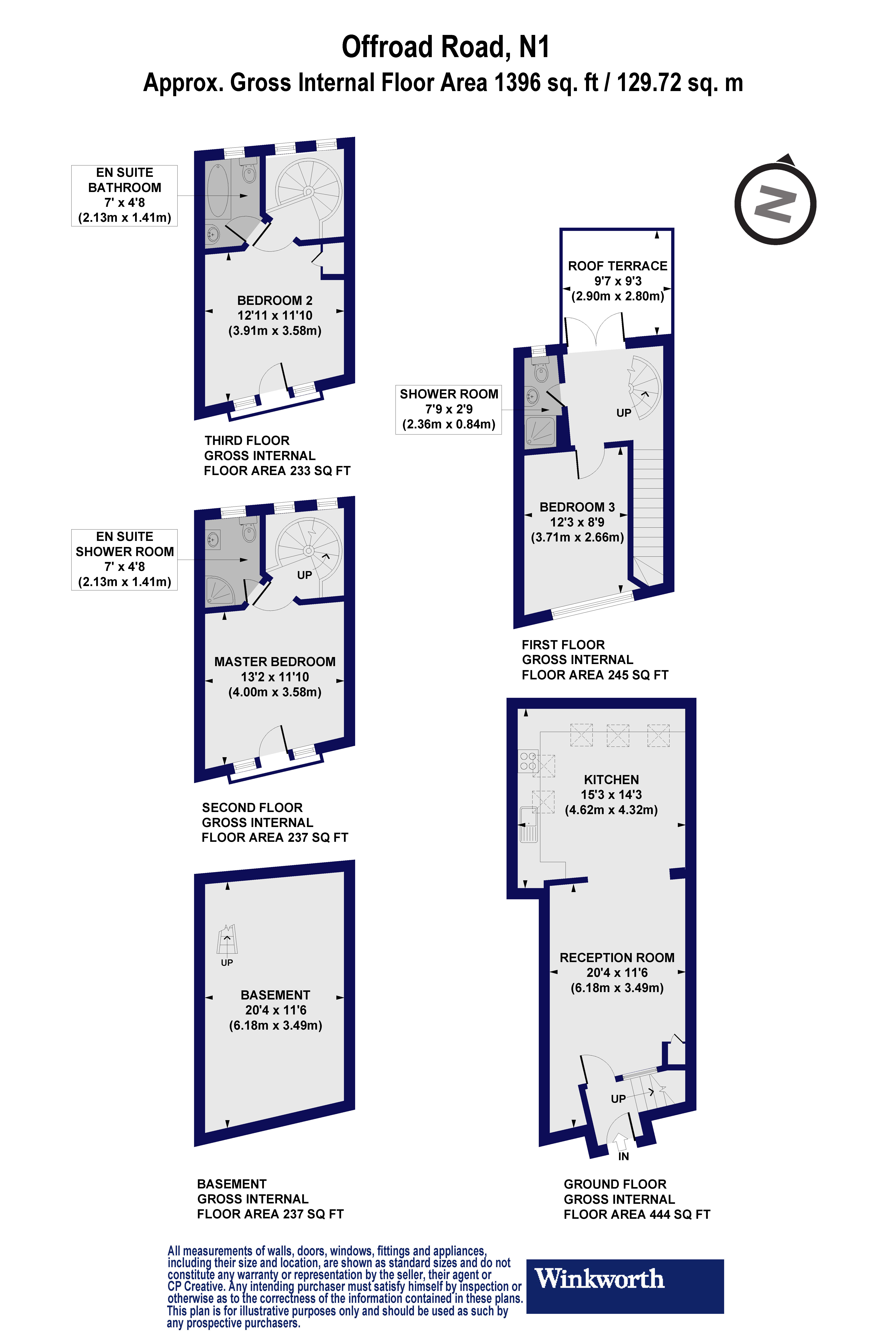 Offord Road, London floorplan