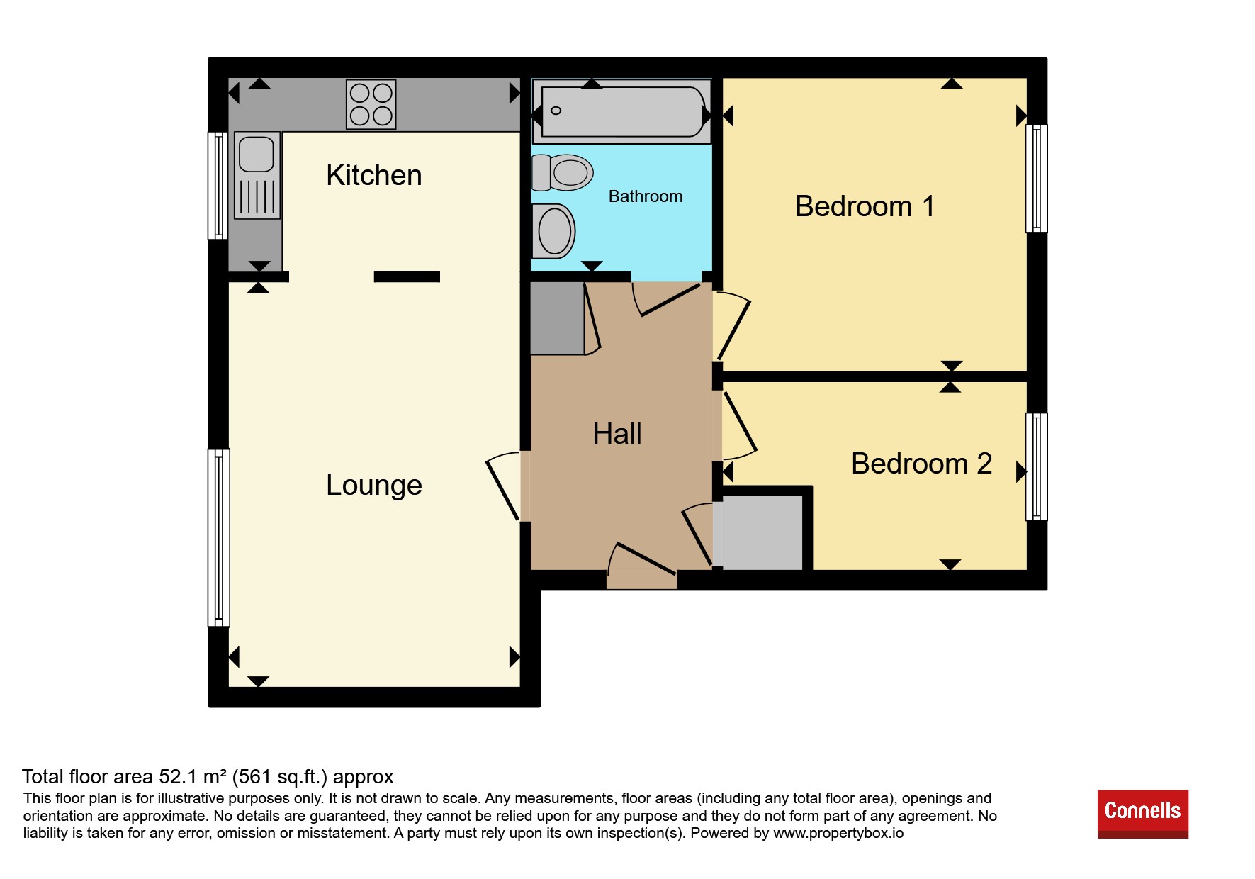 Cygnet Court, Wolverhampton floorplan
