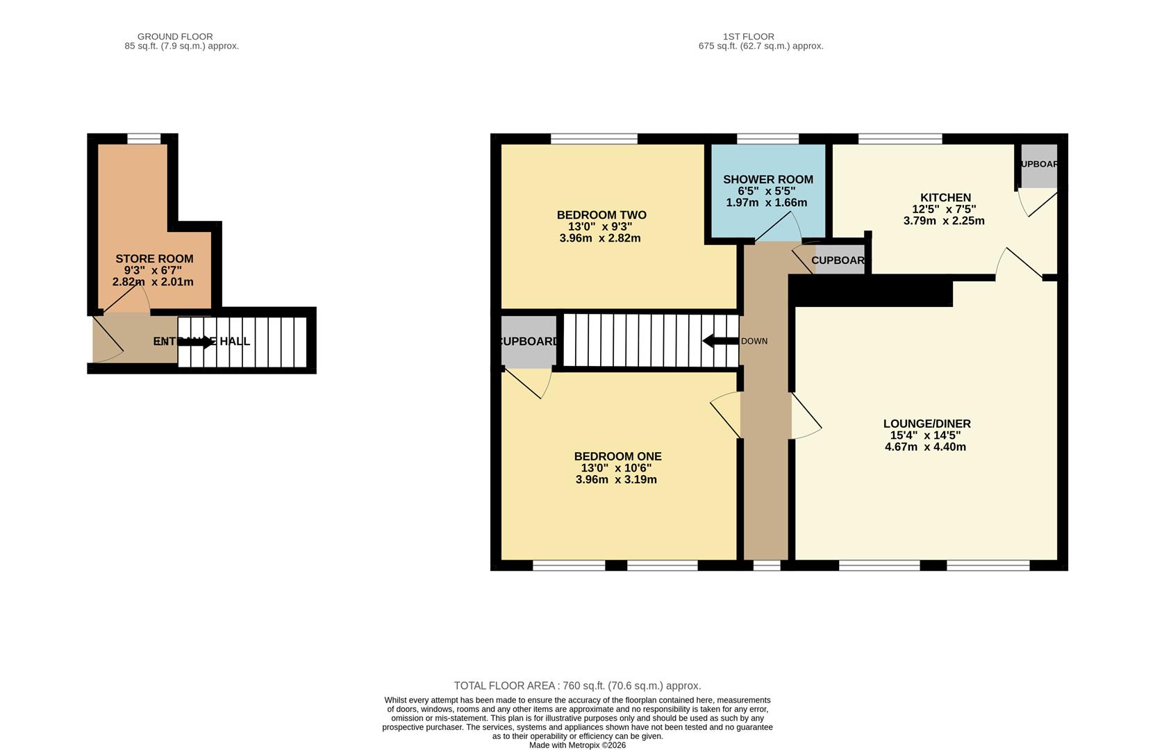 62, Grange Road, Newark floorplan