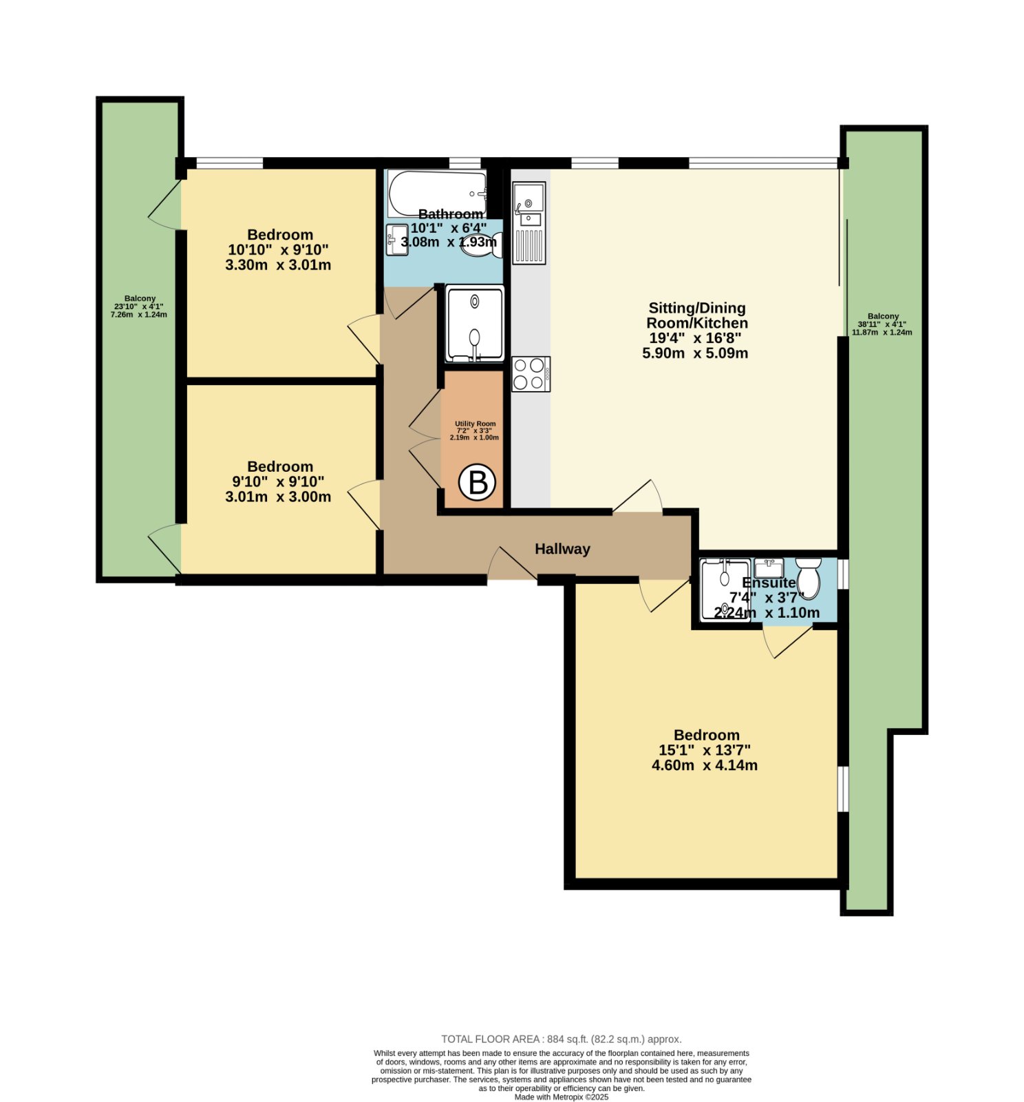 The Market Quarter, Flat 12, Godinton Road, Ashford floorplan