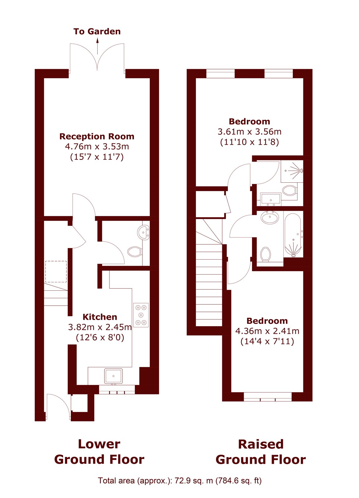 51, Broadley Terrace, London floorplan