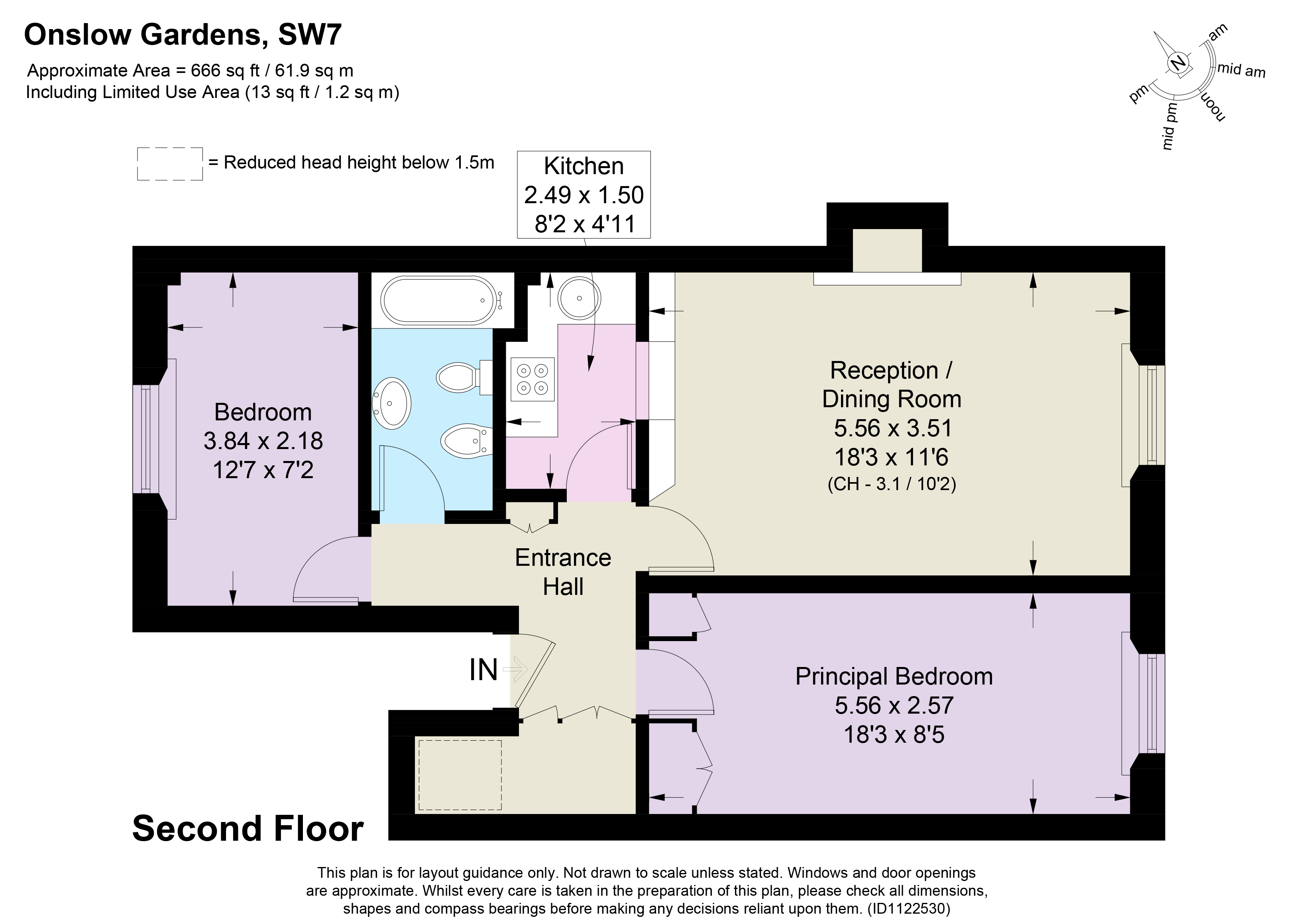 Onslow Gardens, London floorplan