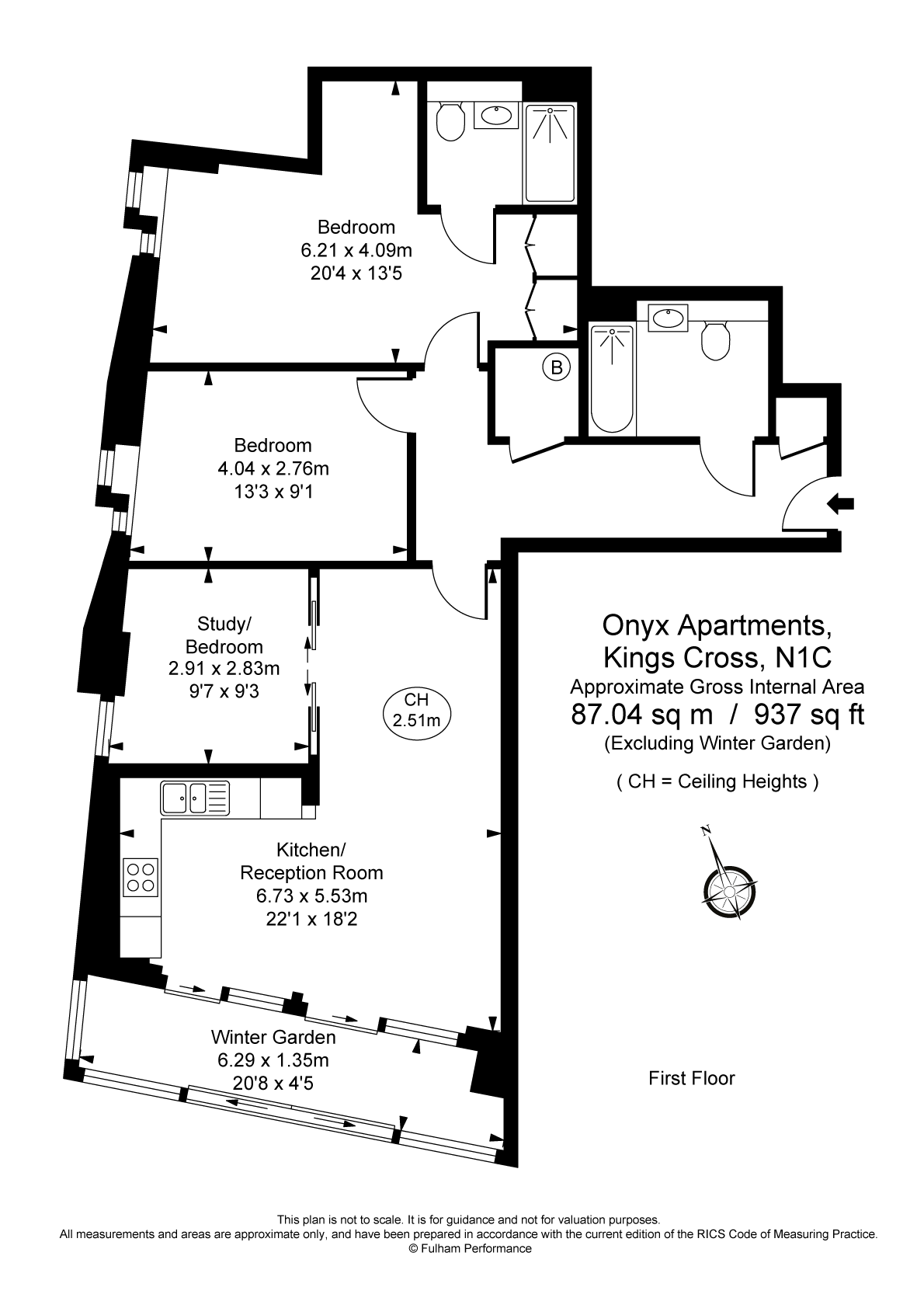 3 Bedrooms Flat to rent in Onyx Apartments, Kings Cross N1C