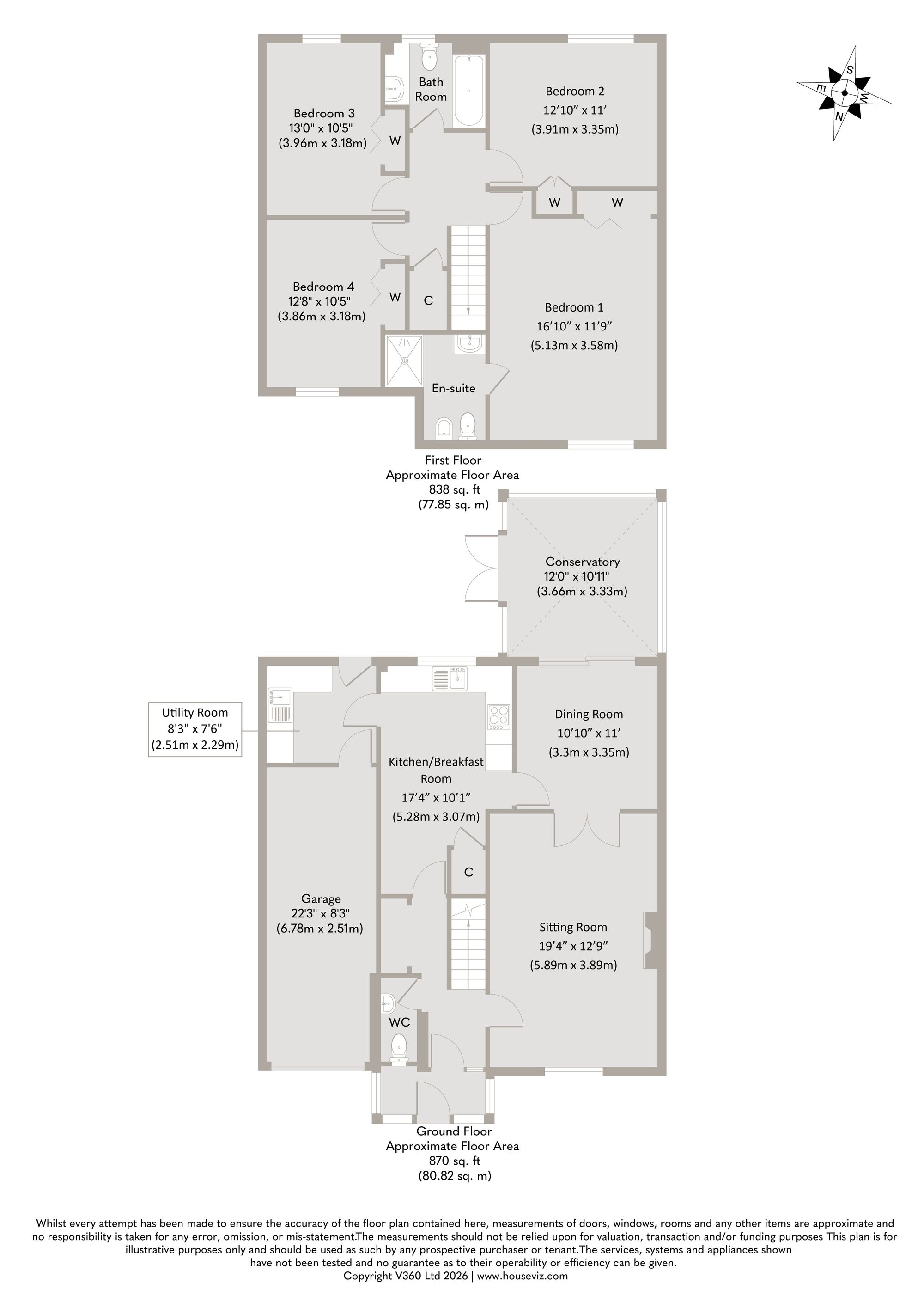27 Chequers Close, Melton Constable floorplan
