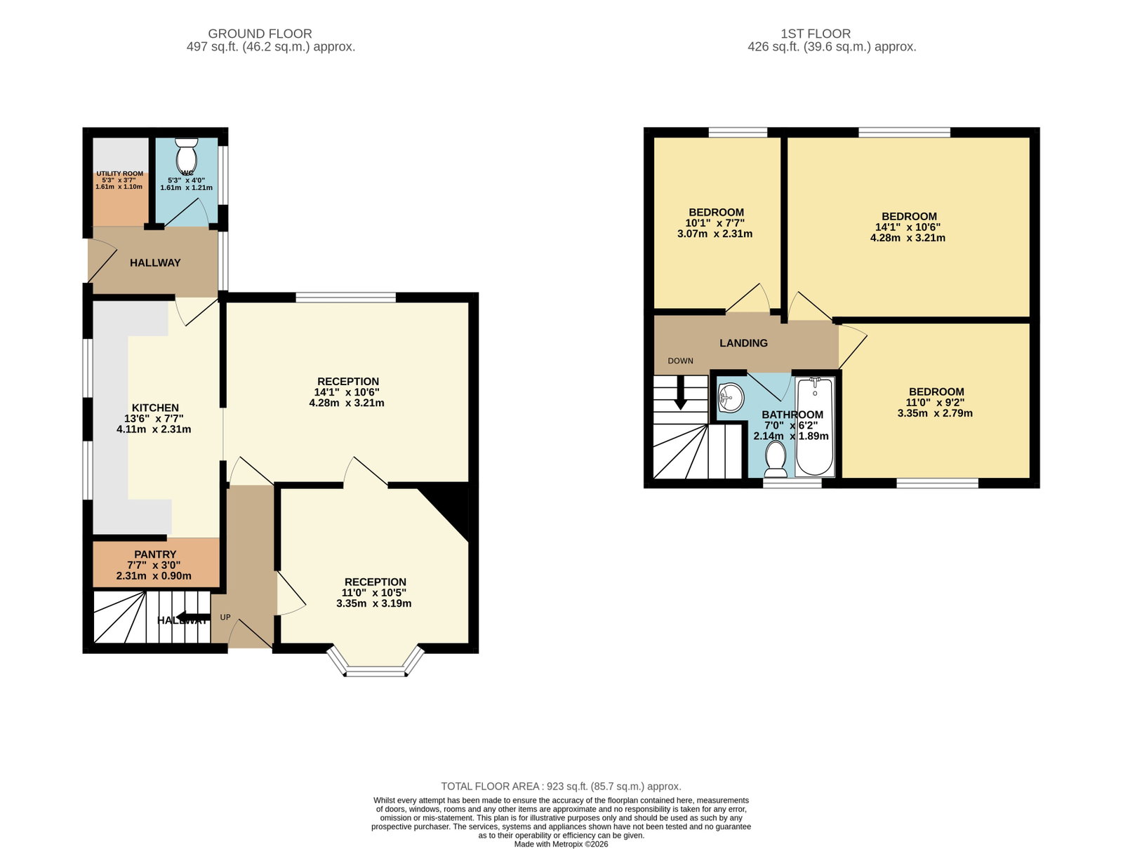 2, The Avenue, Blackwood floorplan