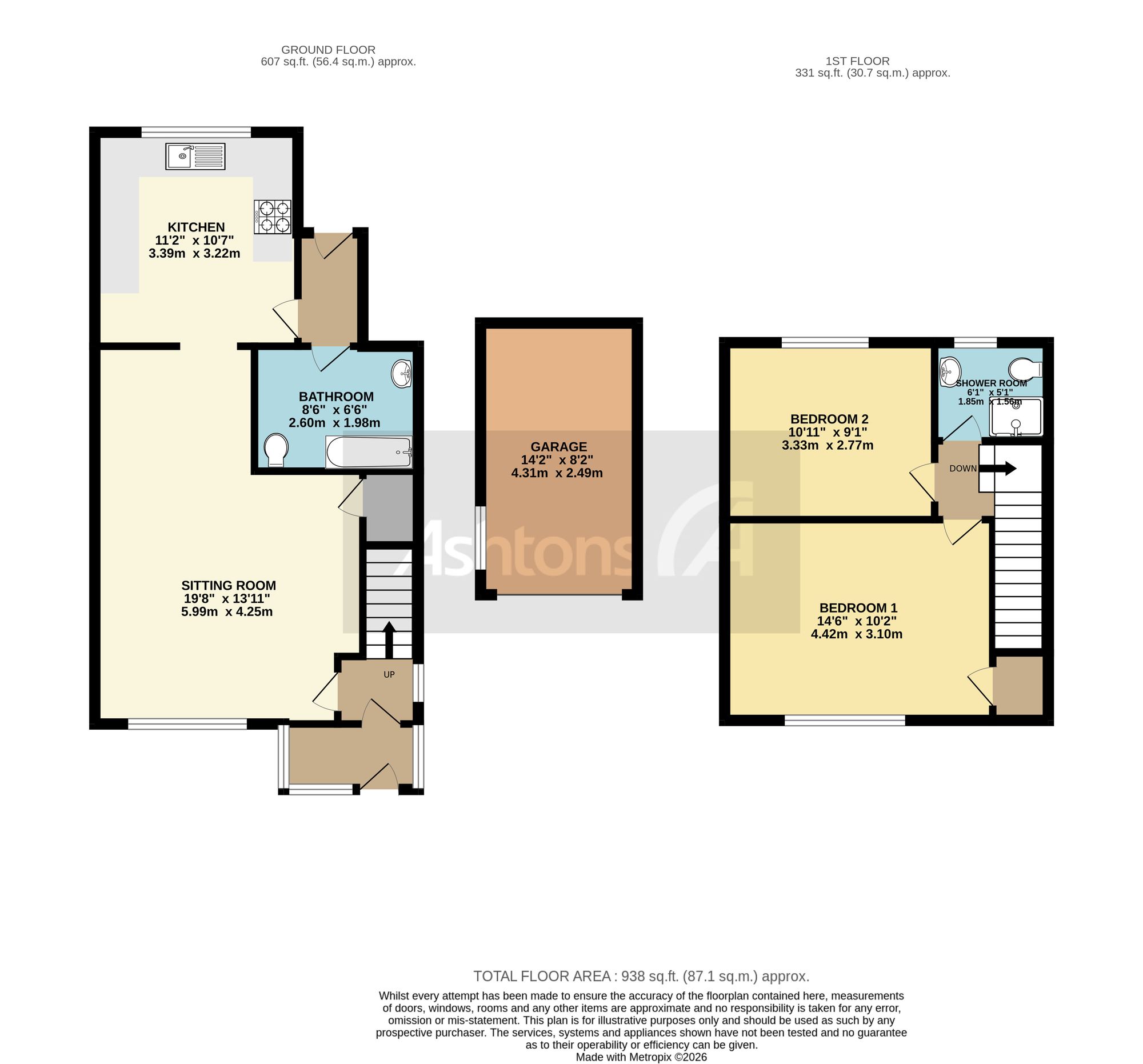 1 Wood Street, Warrington floorplan