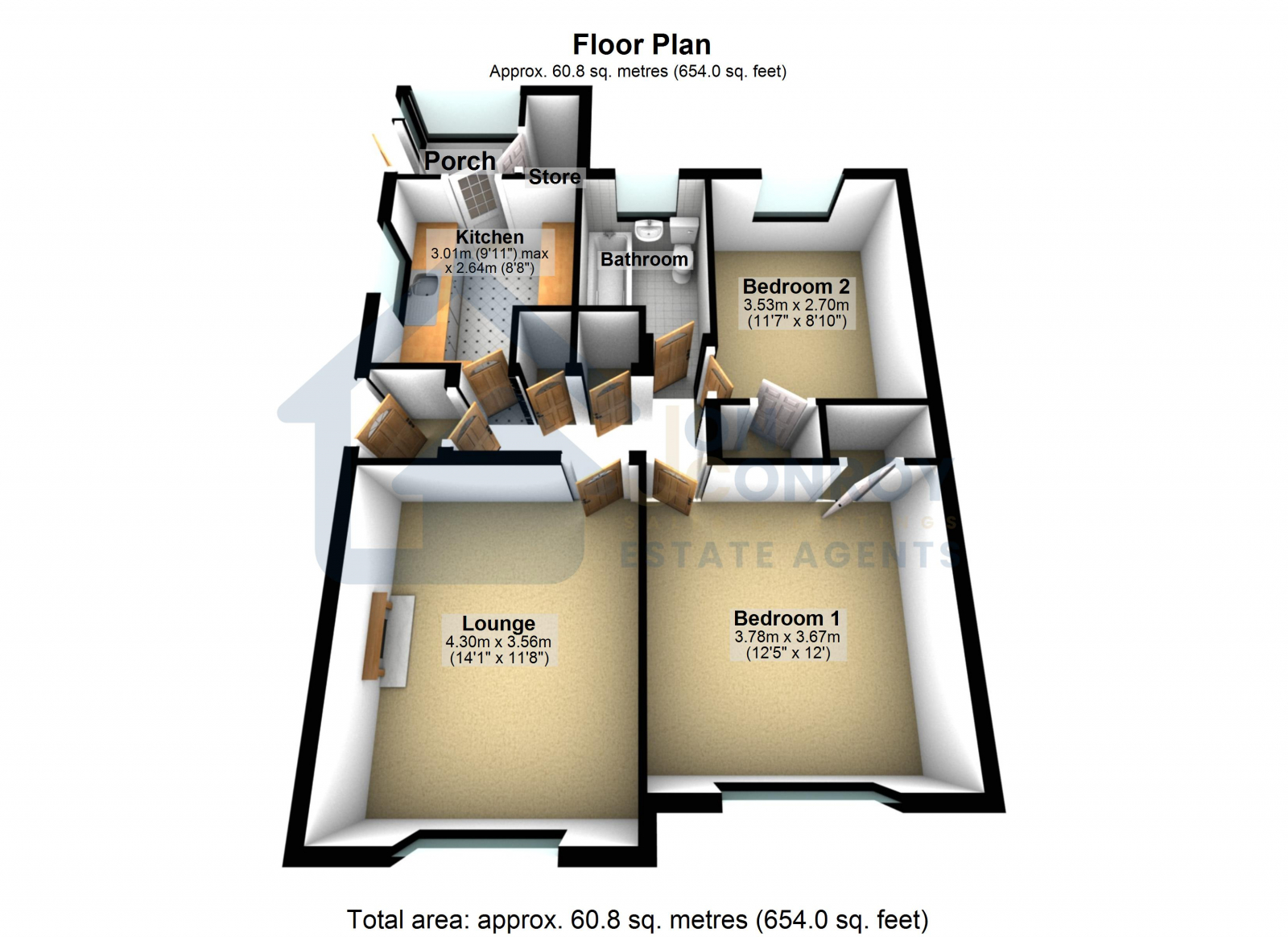 33 Sherburn Crescent, Scunthorpe floorplan