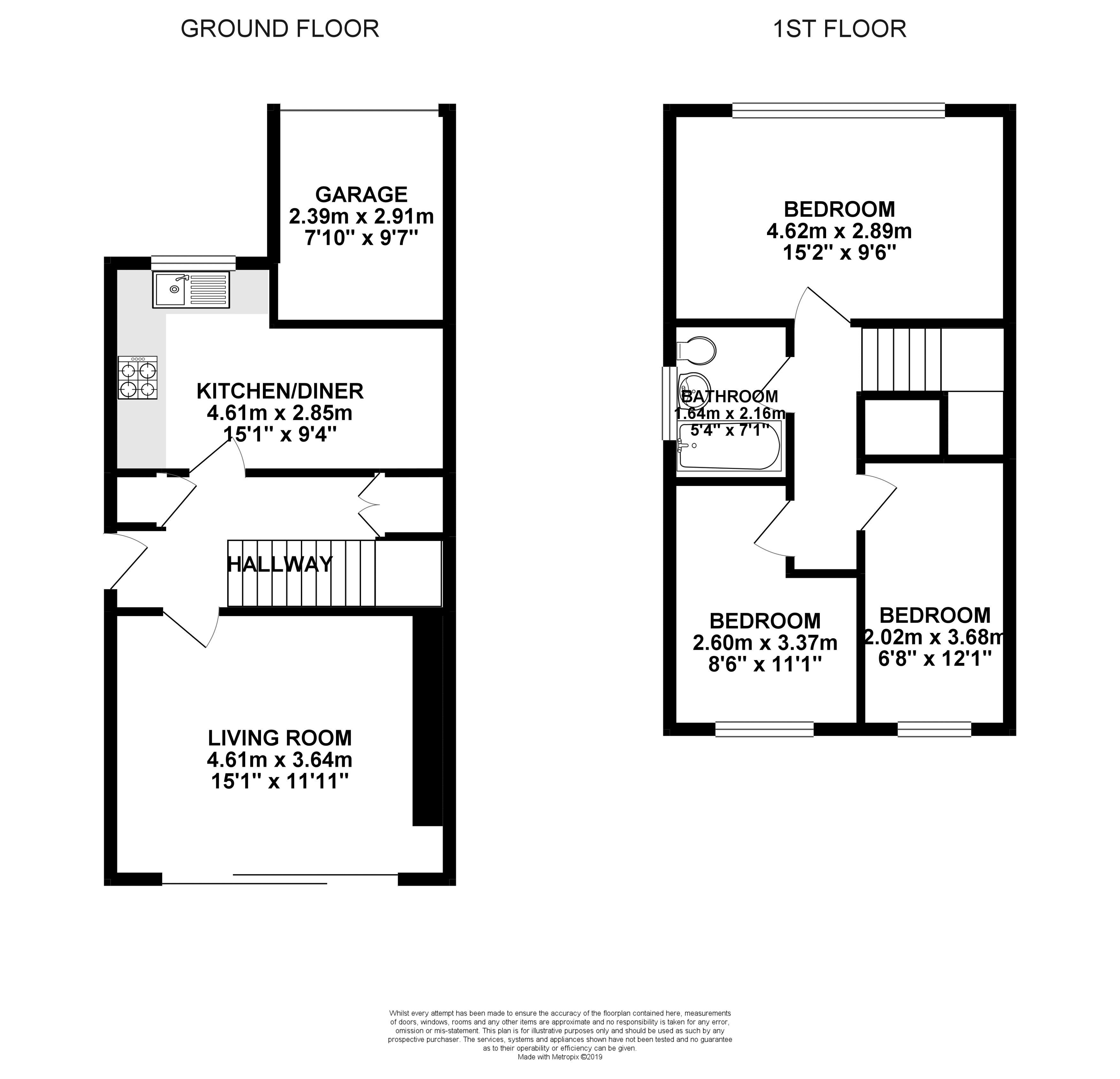 3 Bedrooms Semi-detached house to rent in Redmoor Close, Codnor, Ripley DE5