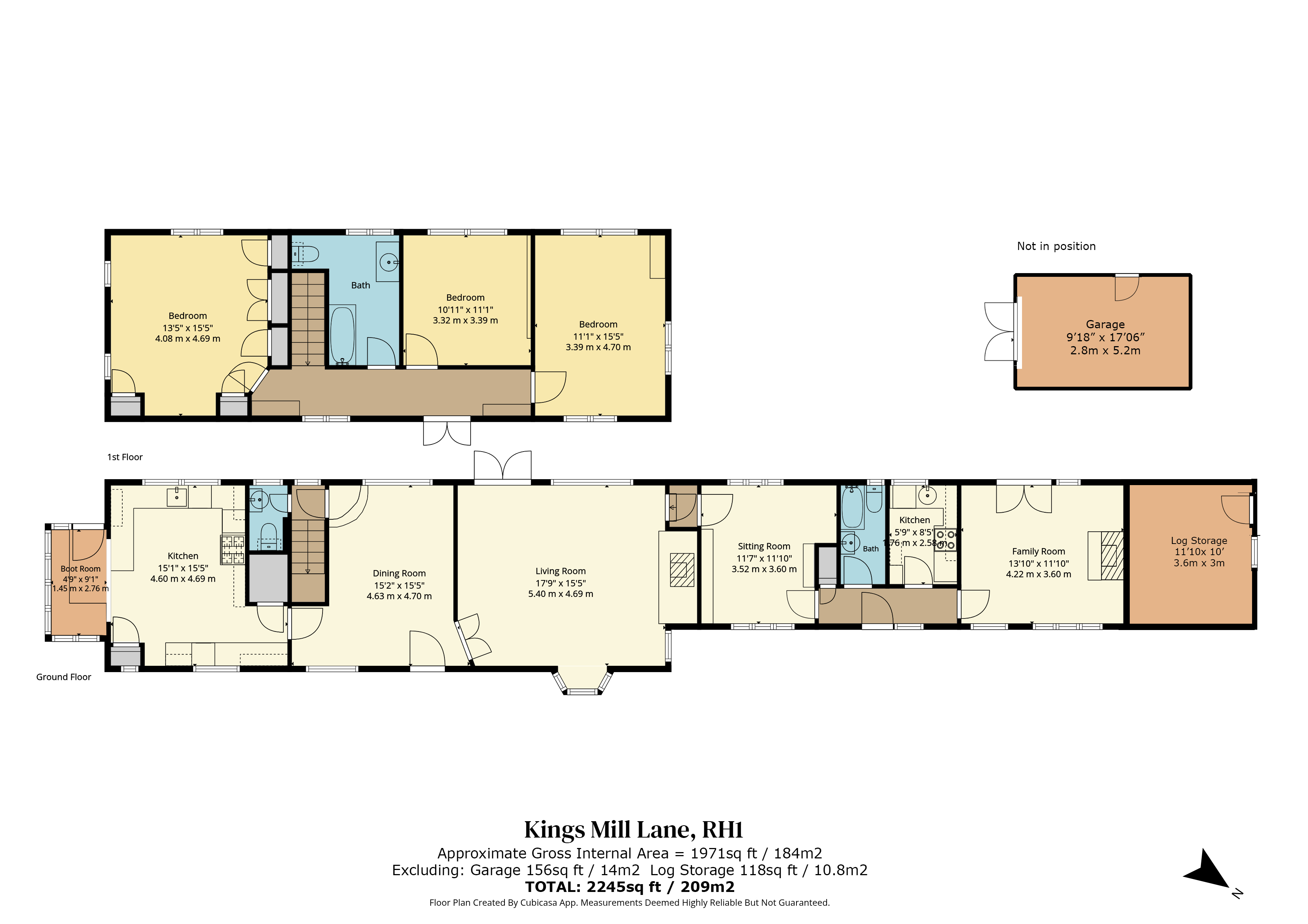 Cobwebs,, Kings Mill Lane, Surrey floorplan
